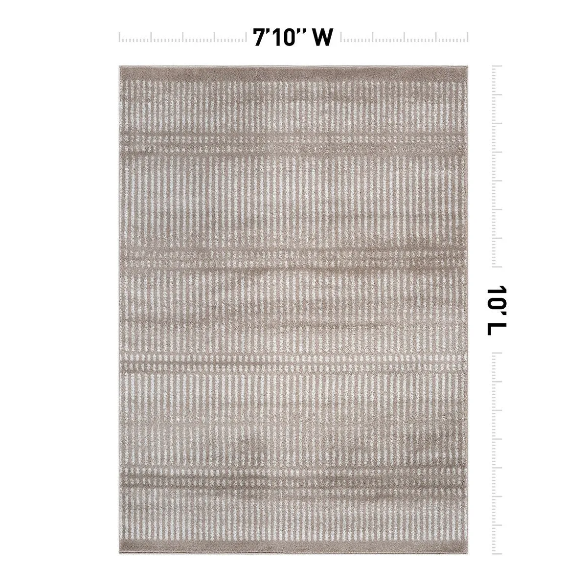 Contemporary Minimalistic Stripe LInes Area Rug