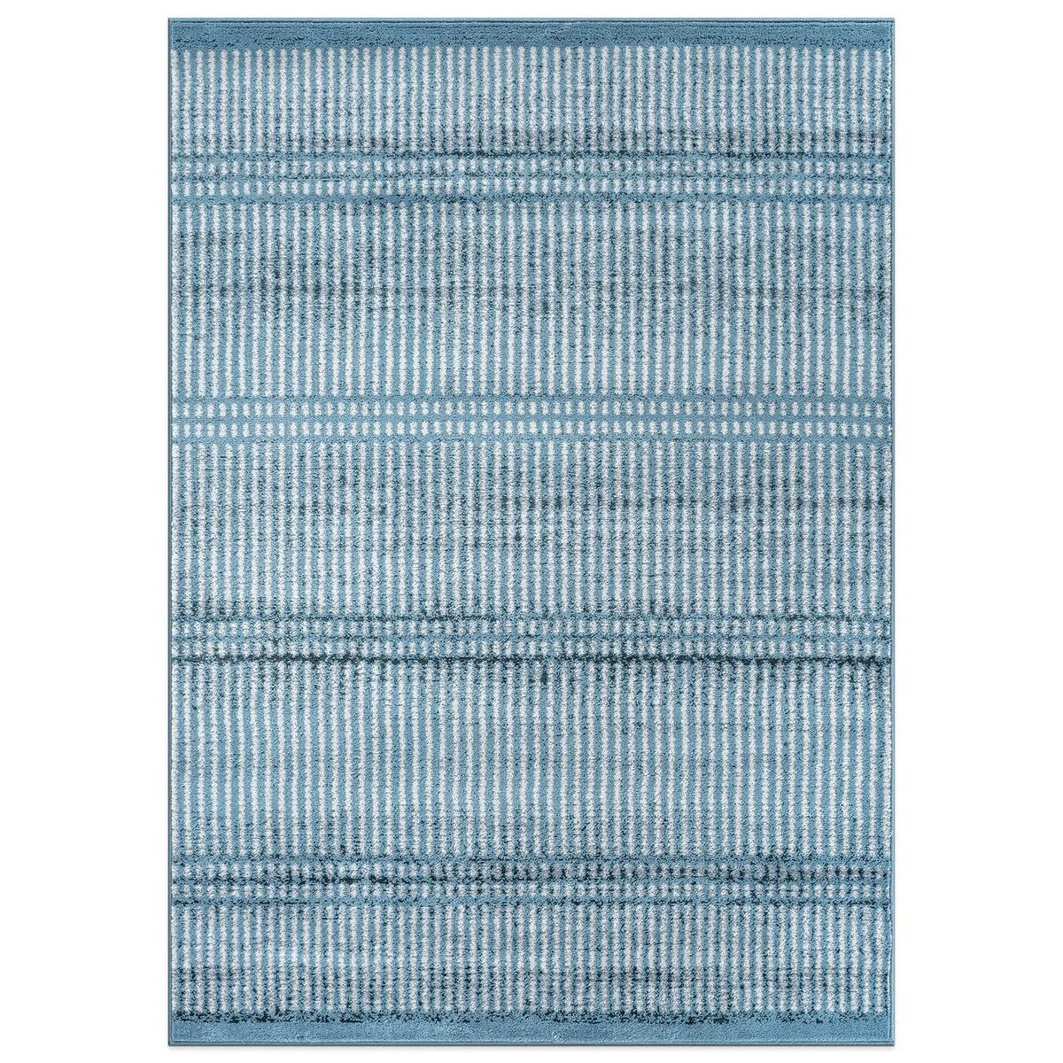 Contemporary Minimalistic Stripe LInes Area Rug