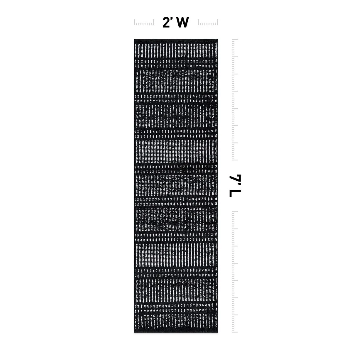 Contemporary Minimalistic Stripe LInes Area Rug