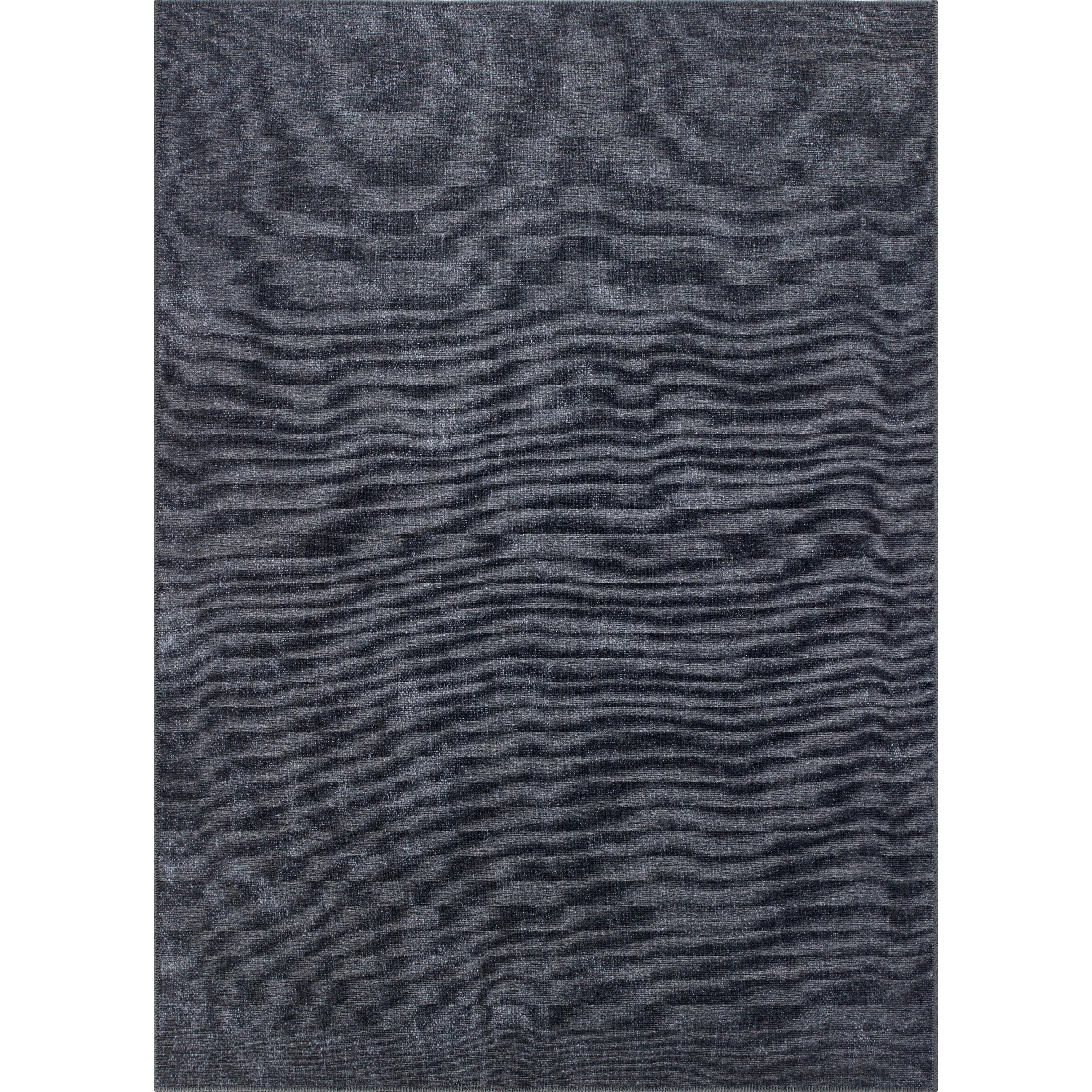Contemporary Solid Machine Washable Area Rug