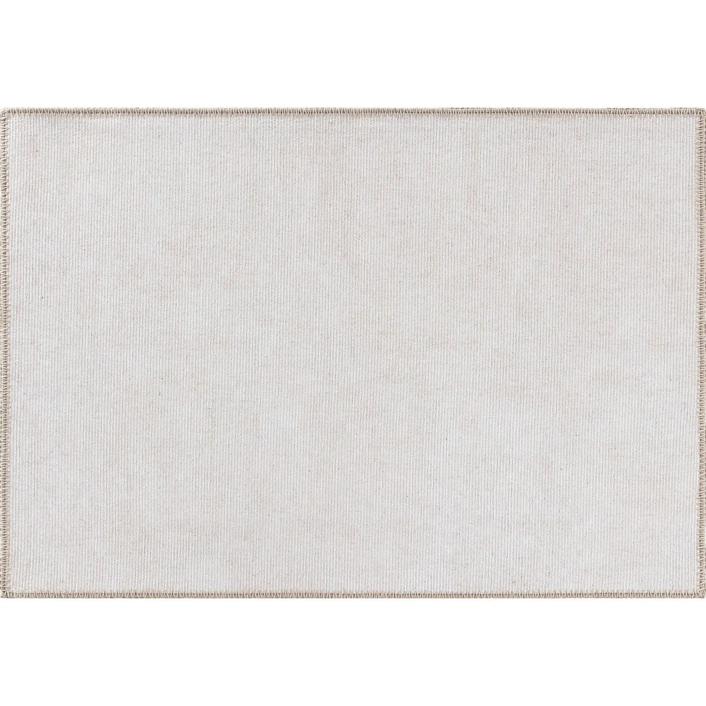 Contemporary Solid Machine Washable Area Rug