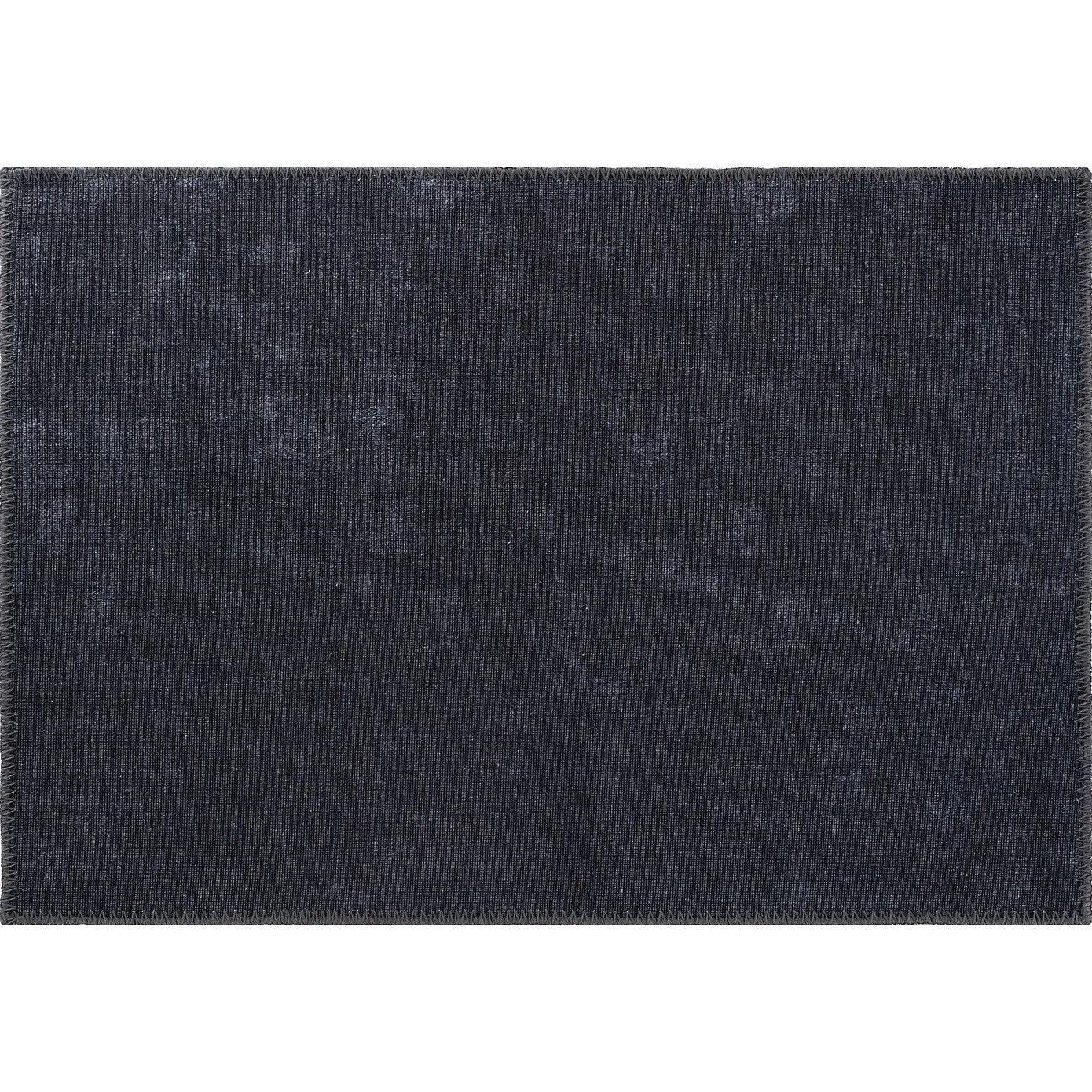 Contemporary Solid Machine Washable Area Rug
