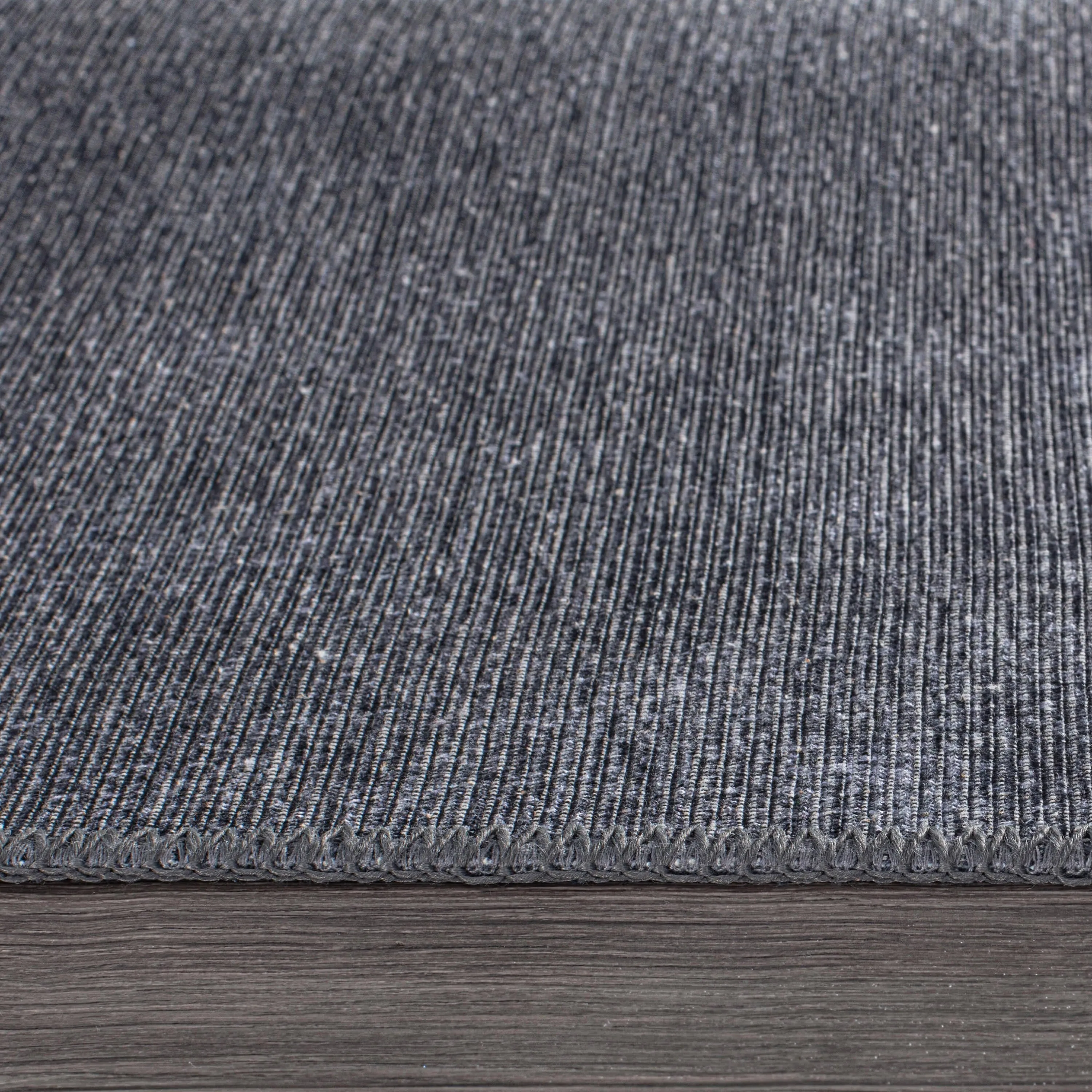 Contemporary Solid Machine Washable Area Rug