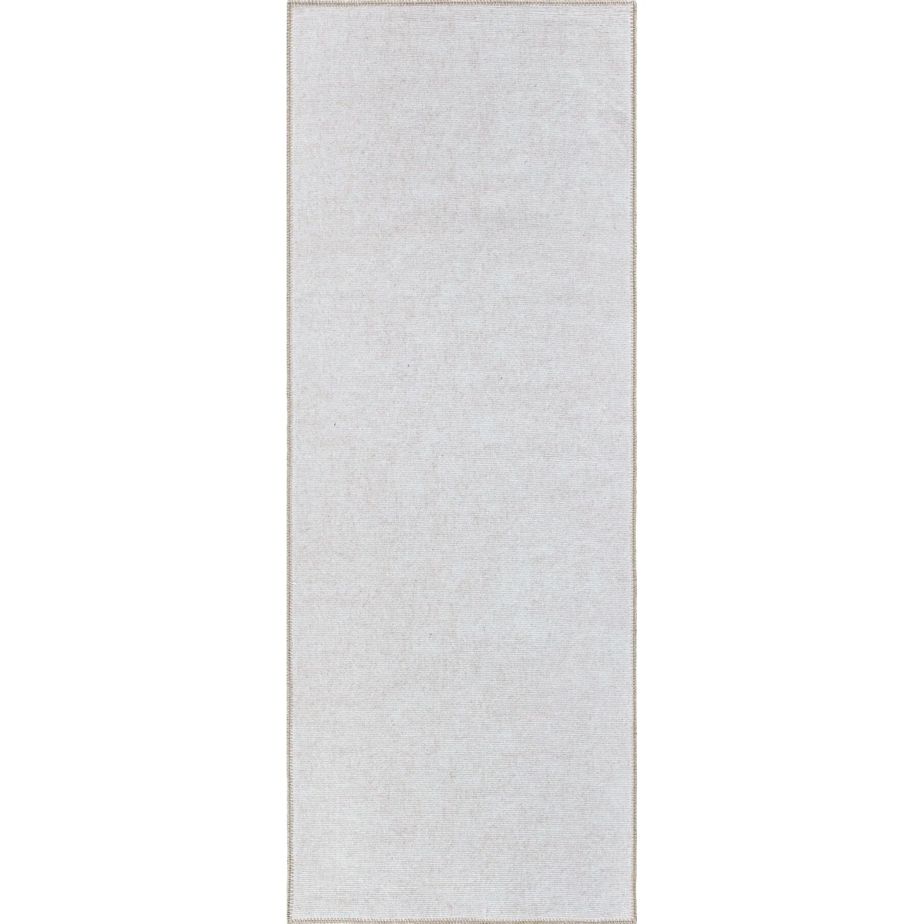 Contemporary Solid Machine Washable Area Rug