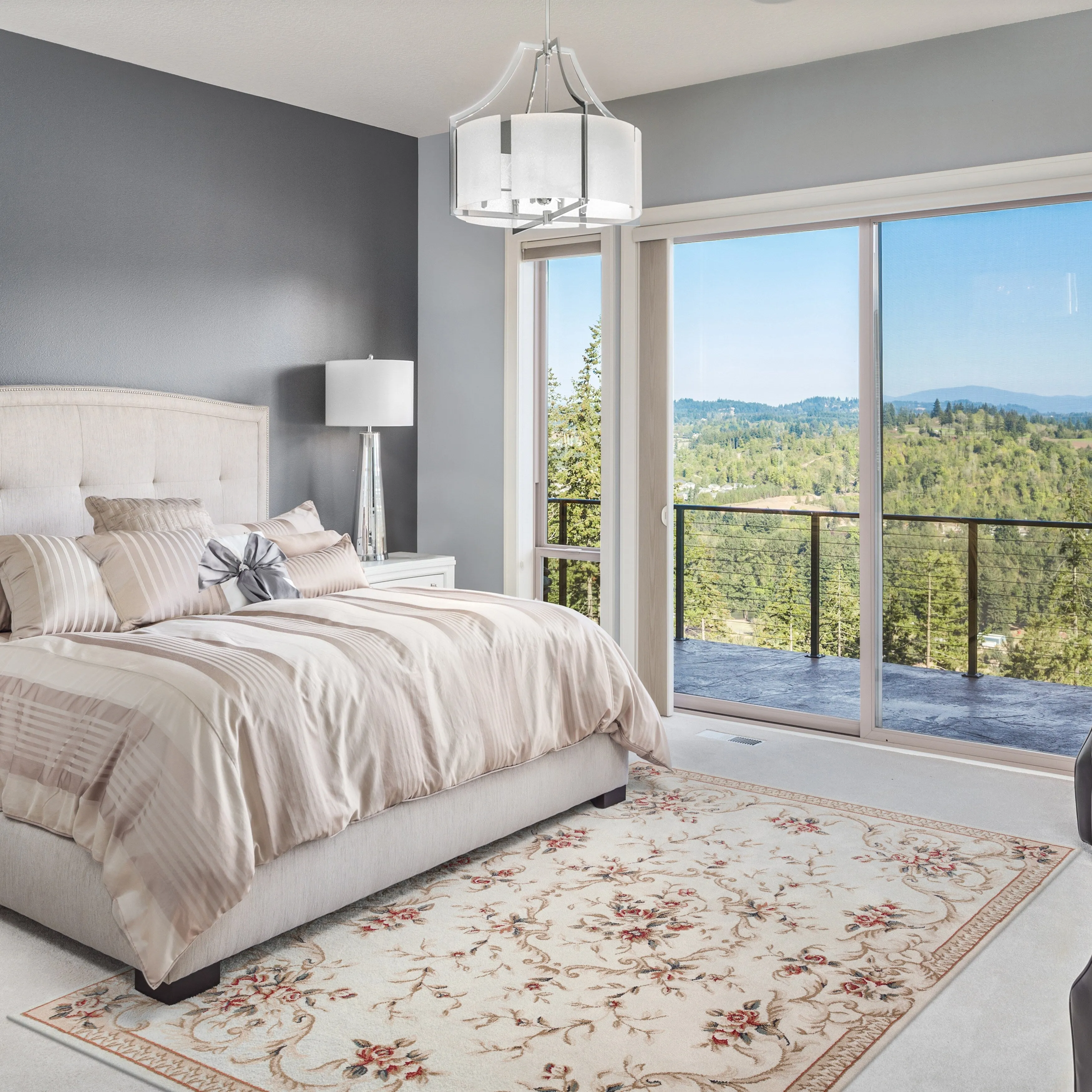 Copper Grove Gmunden Classic Floral Area Rug
