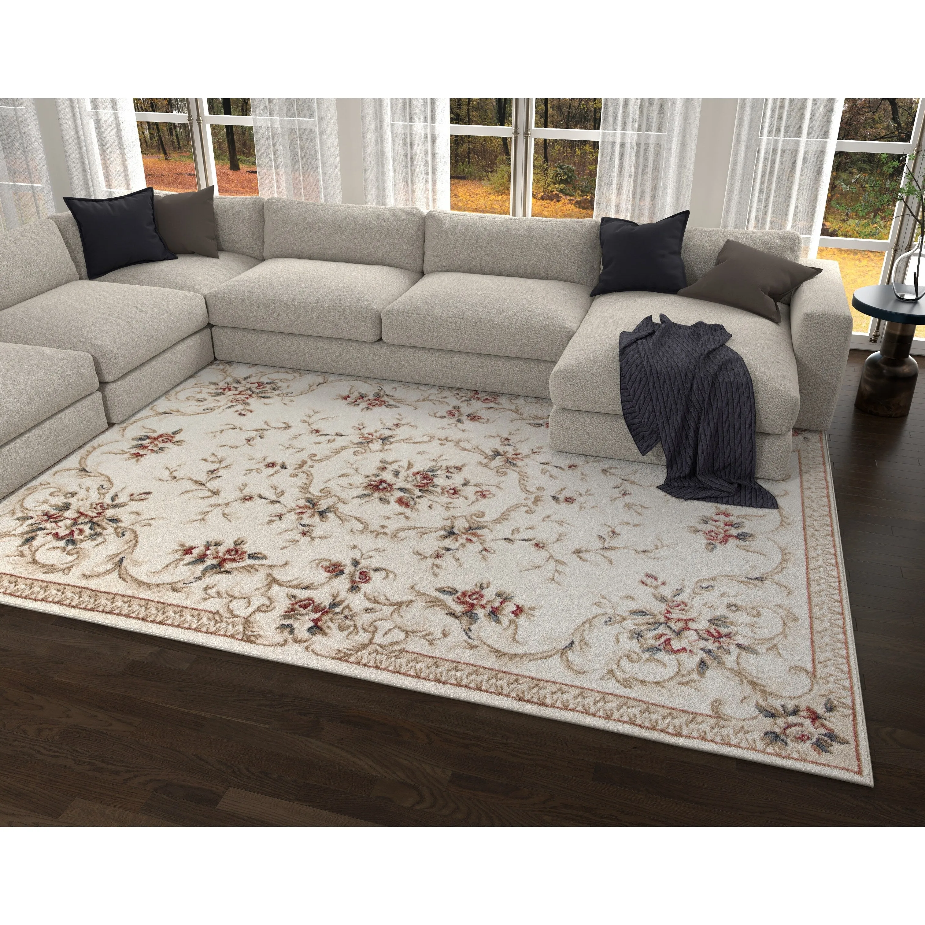 Copper Grove Gmunden Classic Floral Area Rug