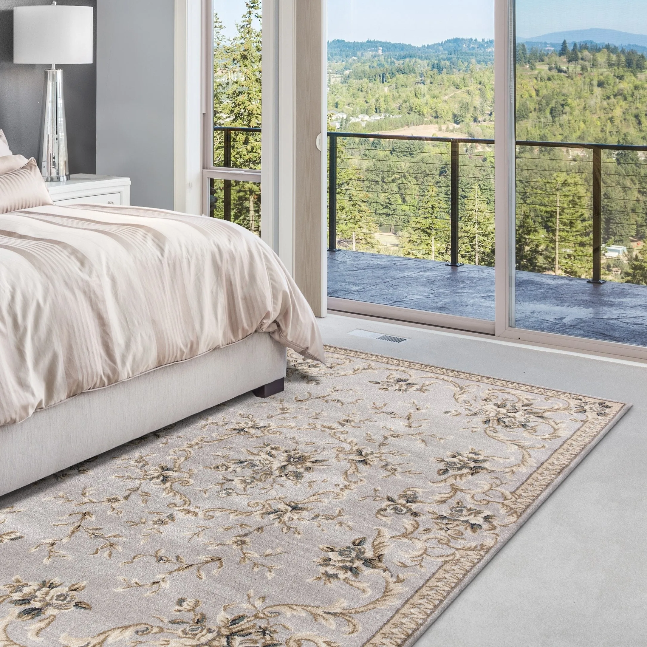 Copper Grove Gmunden Classic Floral Area Rug