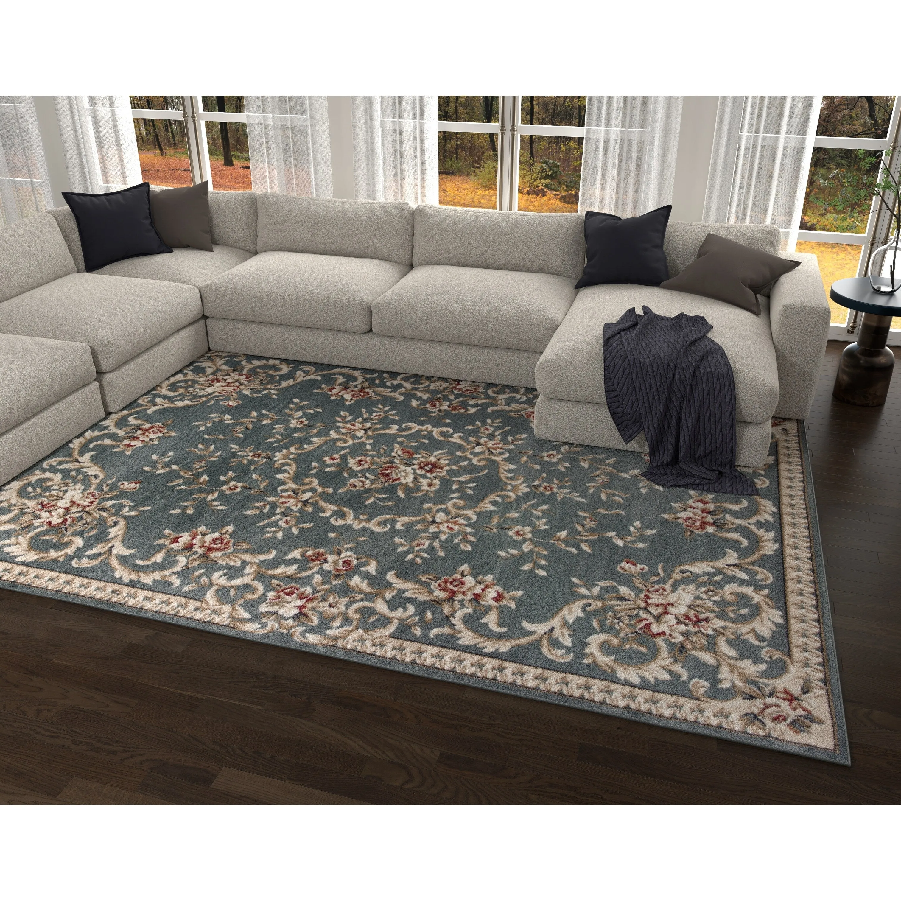 Copper Grove Gmunden Classic Floral Area Rug