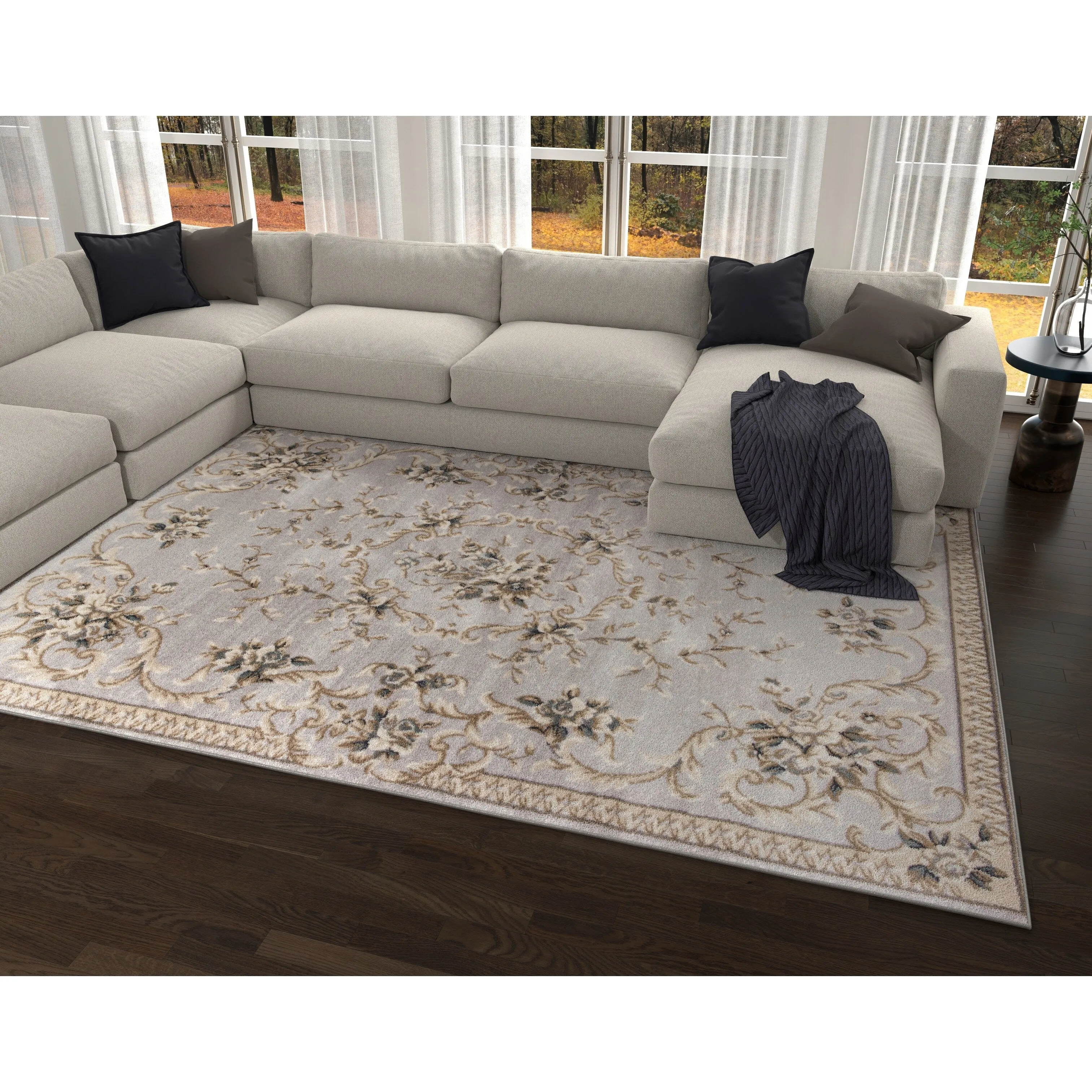 Copper Grove Gmunden Classic Floral Area Rug