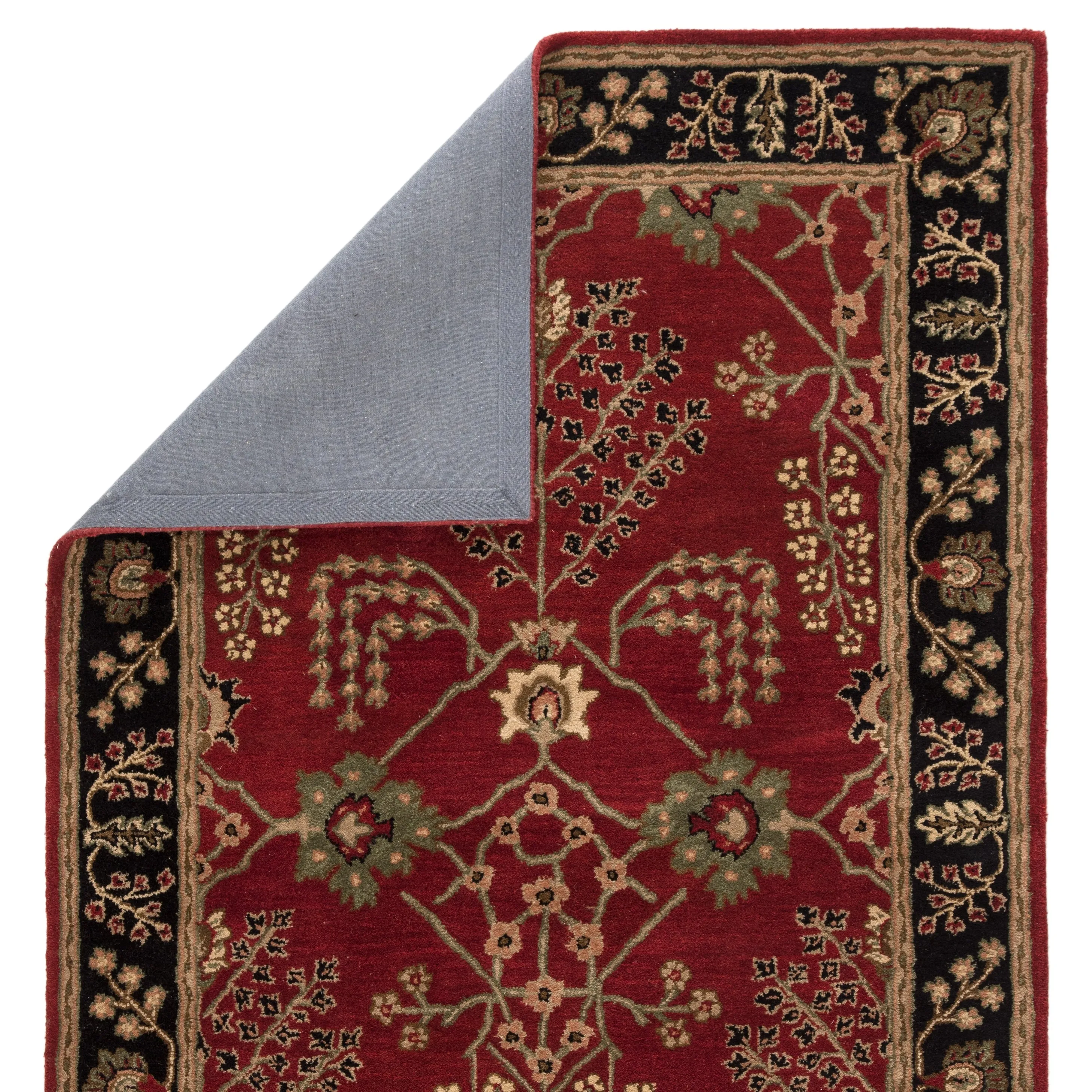 Copper Grove Kesagami Handmade Floral Grey/ Beige area Rug