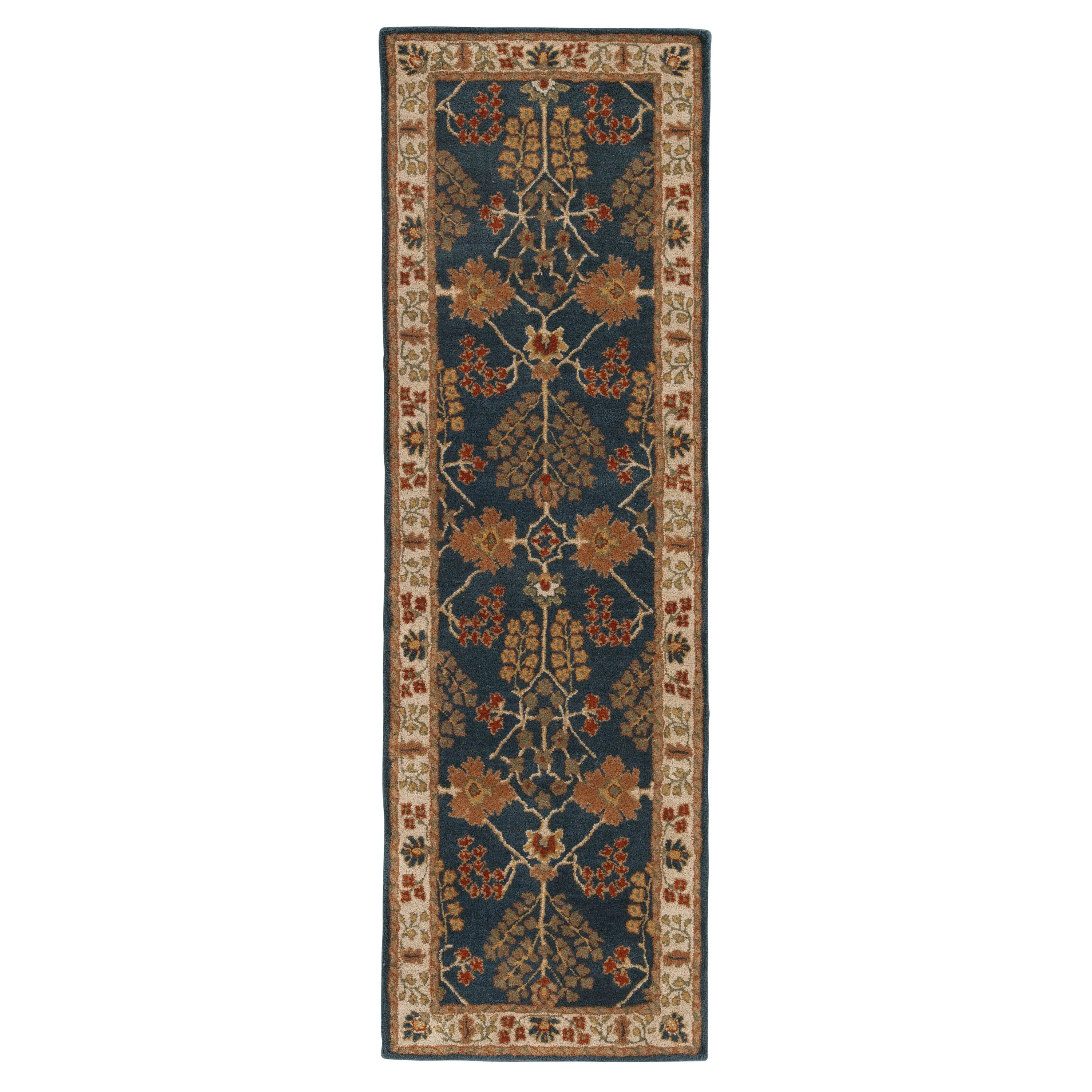 Copper Grove Kesagami Handmade Floral Grey/ Beige area Rug
