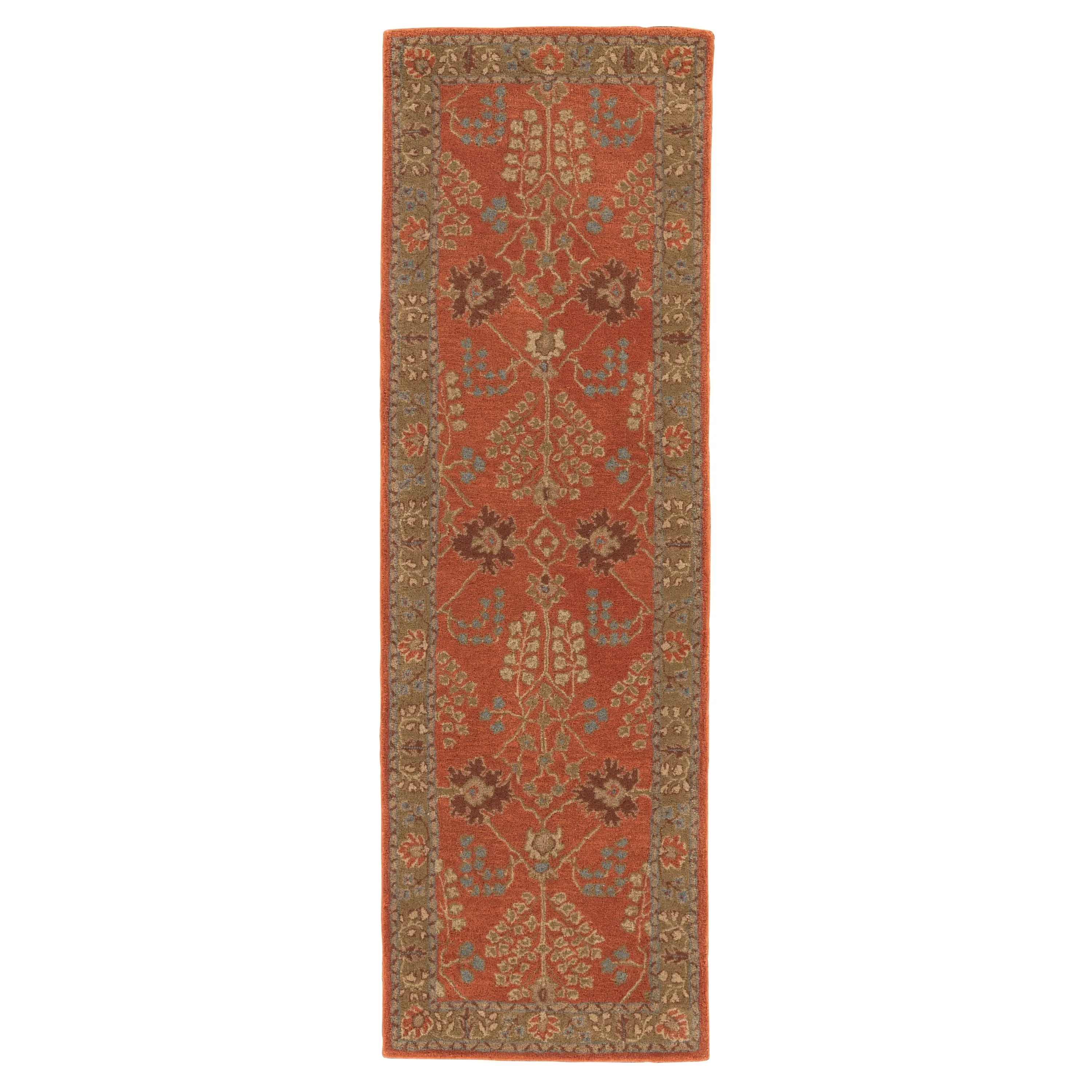 Copper Grove Kesagami Handmade Floral Grey/ Beige area Rug