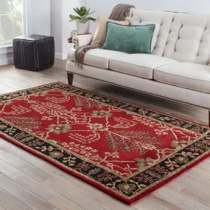 Copper Grove Kesagami Handmade Floral Grey/ Beige area Rug