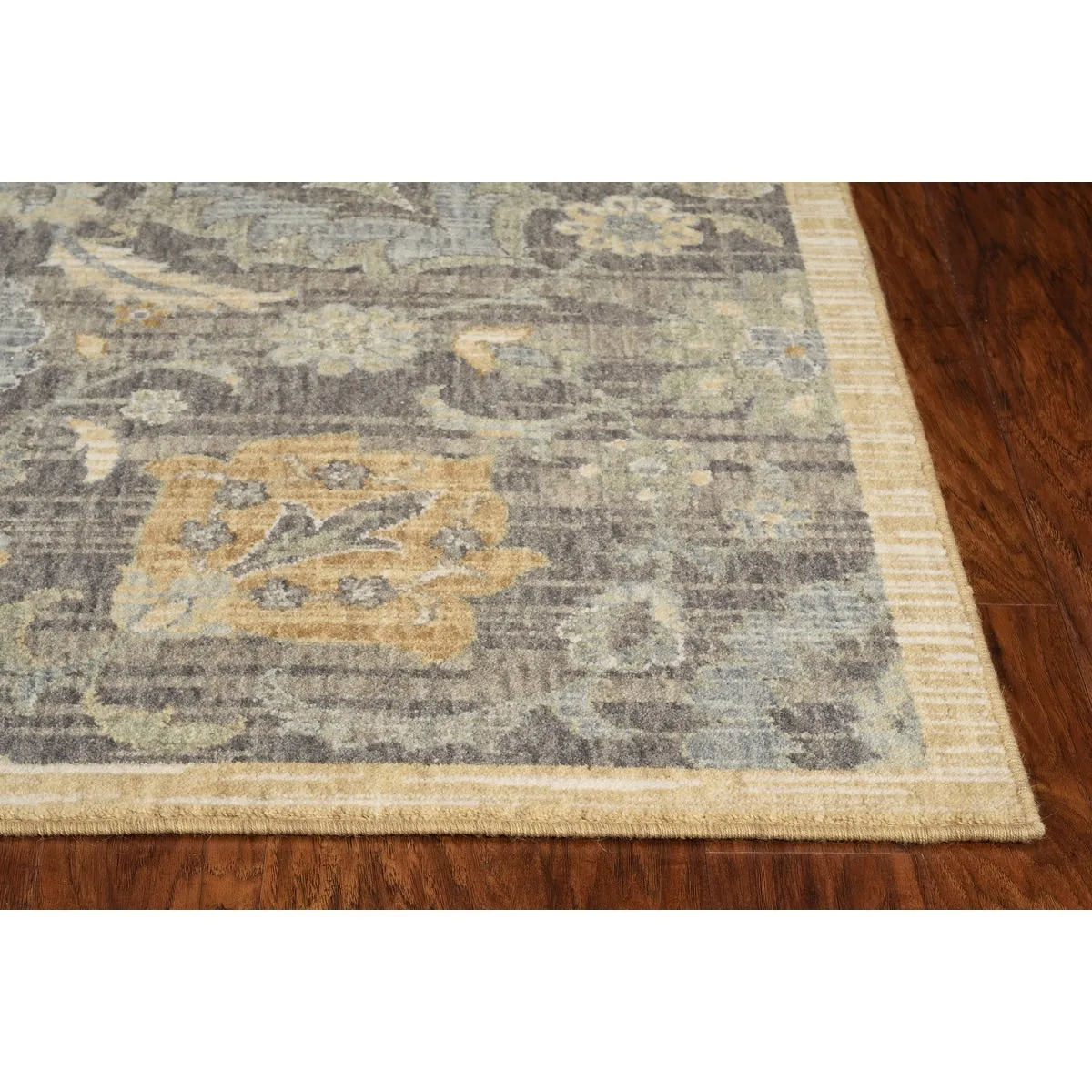 Copper Grove Wool Distressed Traditional Wool Area Rug