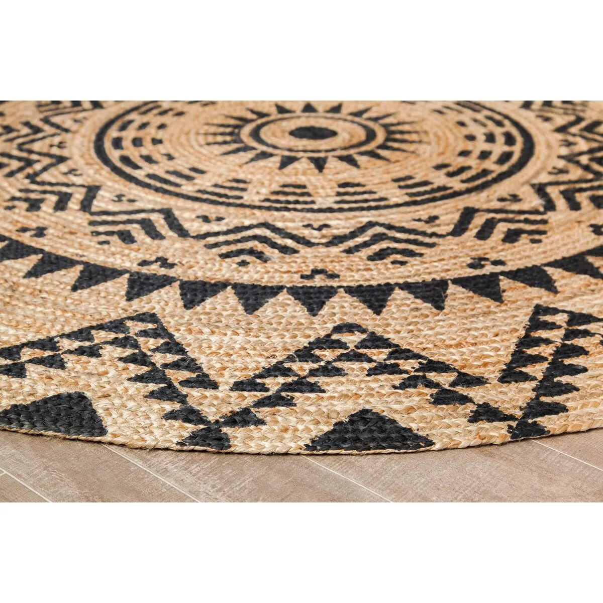 Cortez Tribal Round Area Rug