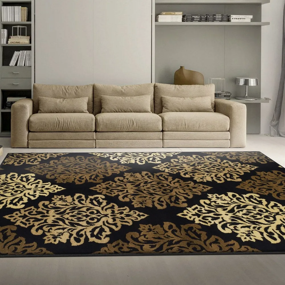 Danvers Traditional Damask Indoor Area Rug by Superior