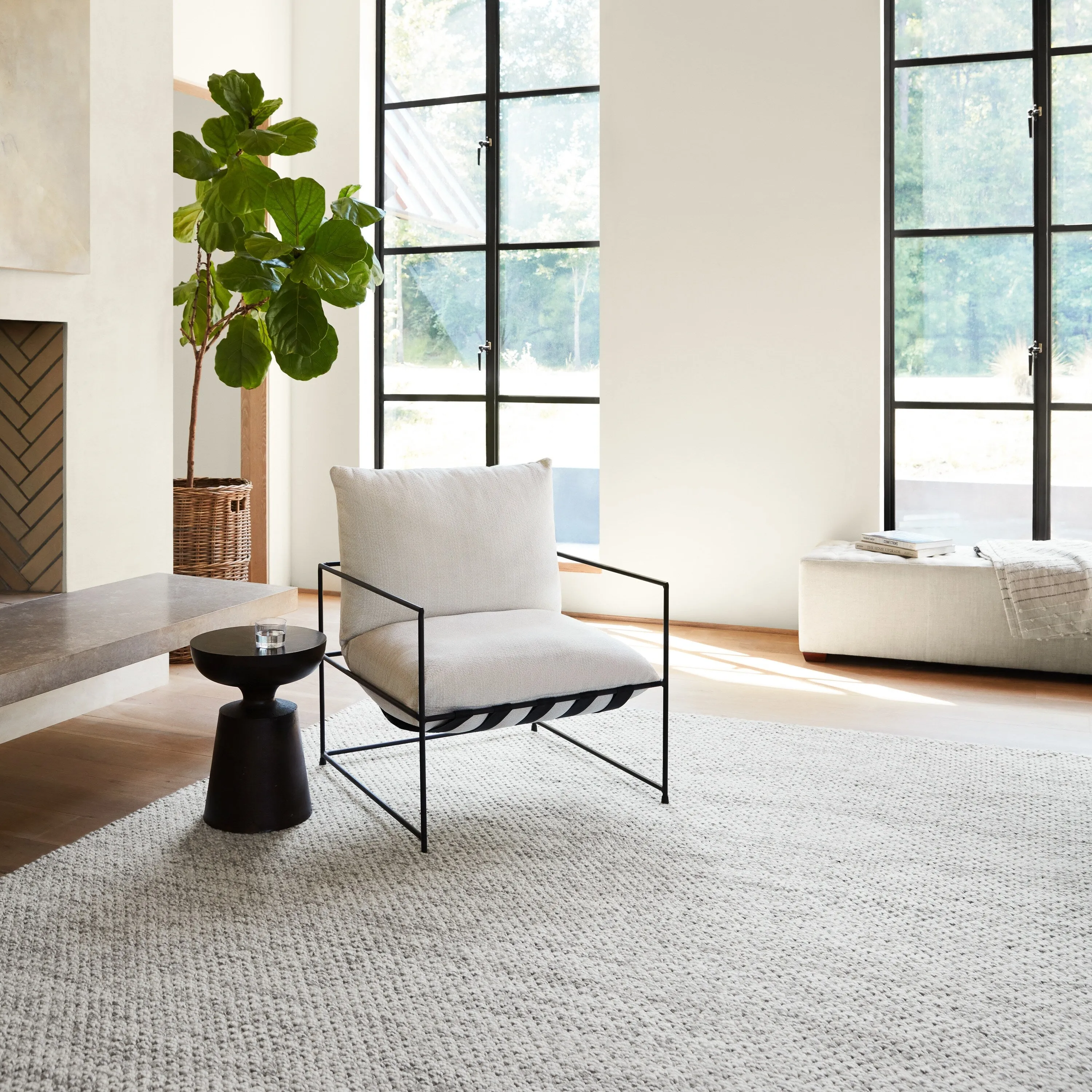 Daven Handmade Solid Area Rug