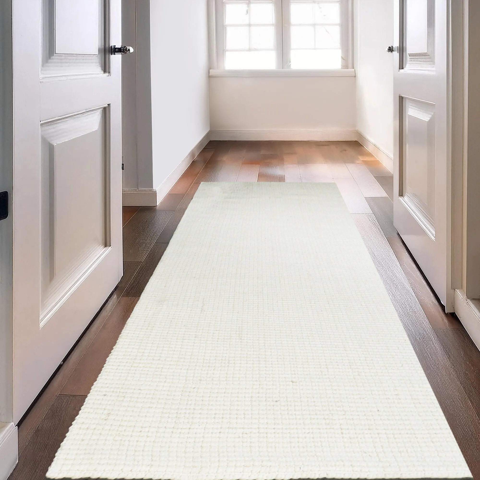 Delara Premium Handwoven Natural Fiber Area Rug. 60% Wool 40% Jute excellent choice in high-traffic areas such as Living rooms