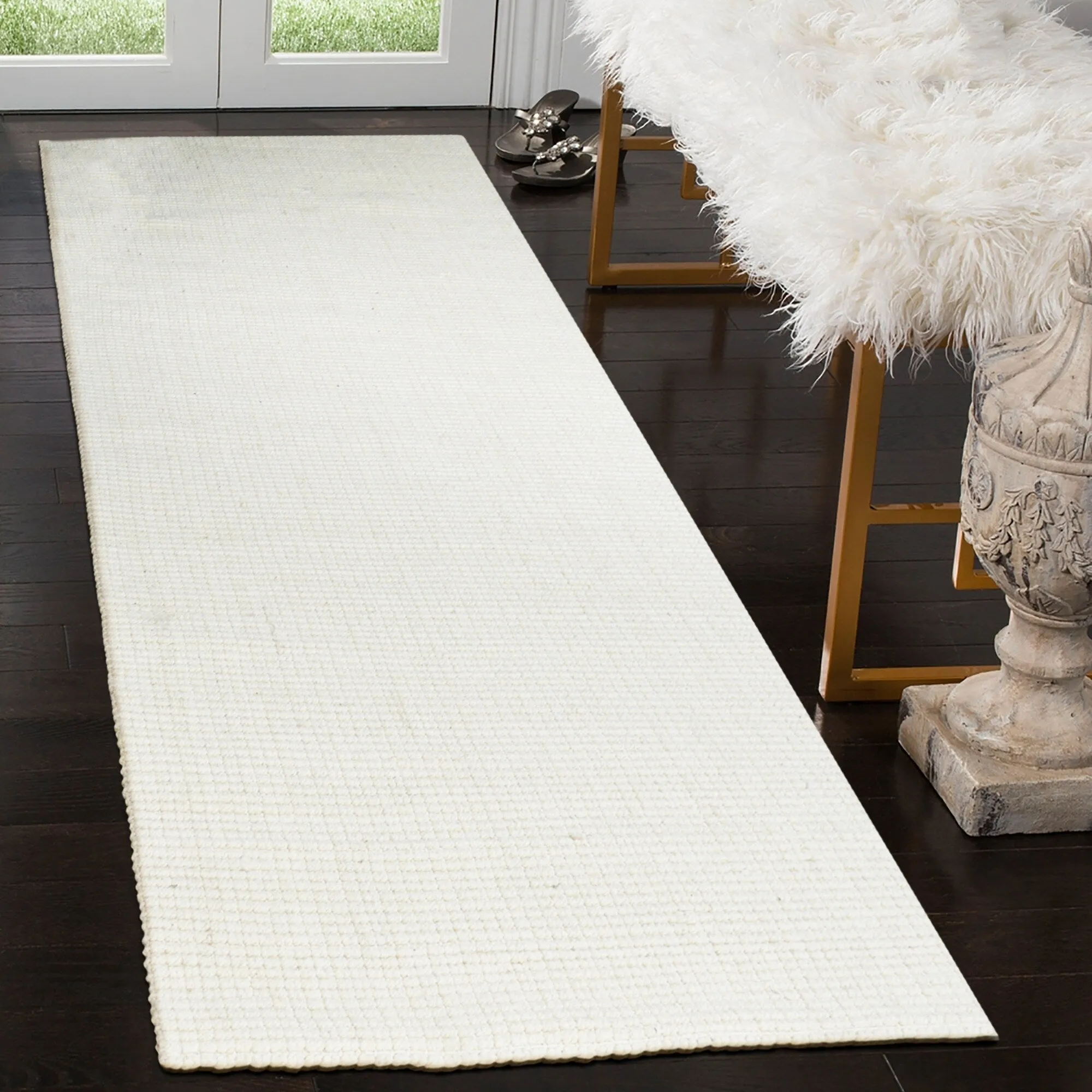Delara Premium Handwoven Natural Fiber Area Rug. 60% Wool 40% Jute excellent choice in high-traffic areas such as Living rooms