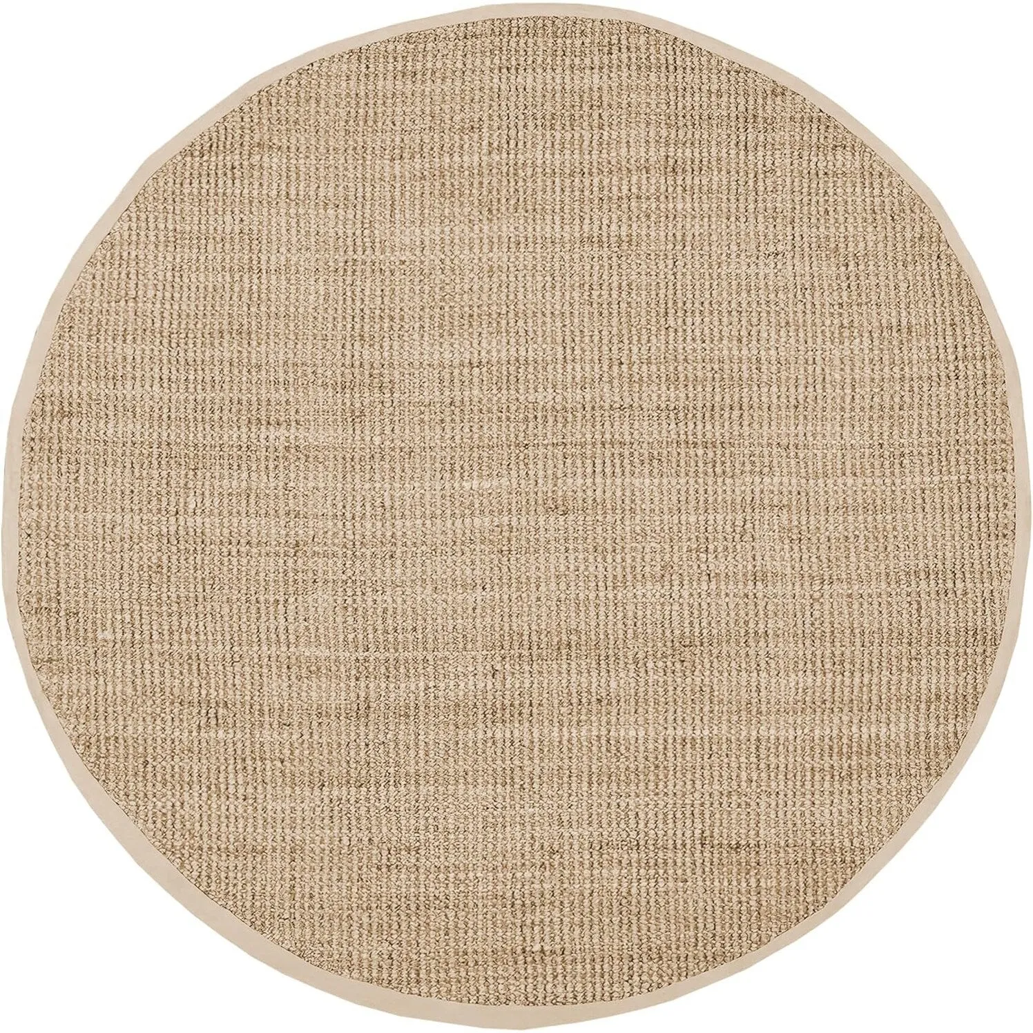 Delara Premium Handwoven Natural Fiber Area Rug Boucle 100% Jute excellent choice in high-traffic areas such as Living rooms