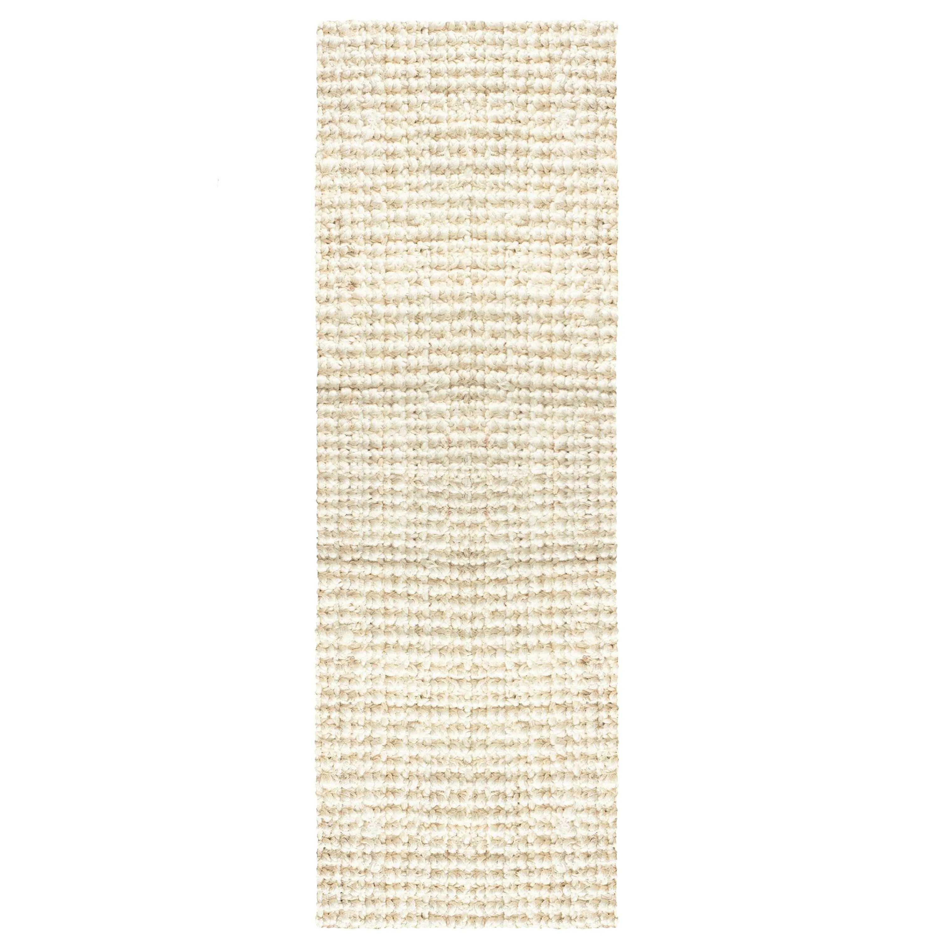 Delara Premium Handwoven Natural Fiber Area Rug Boucle 100% Jute excellent choice in high-traffic areas such as Living rooms