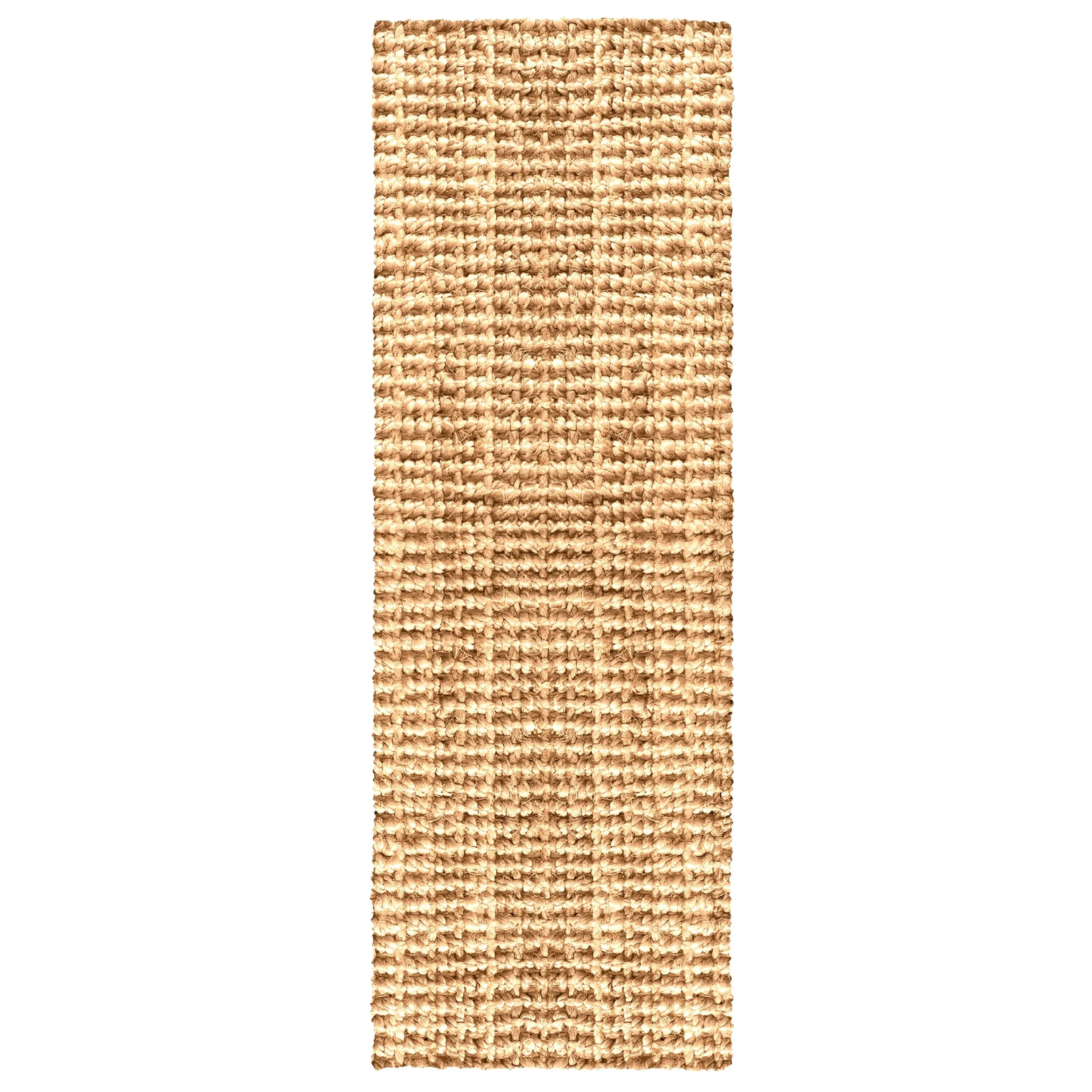 Delara Premium Handwoven Natural Fiber Area Rug Boucle 100% Jute excellent choice in high-traffic areas such as Living rooms
