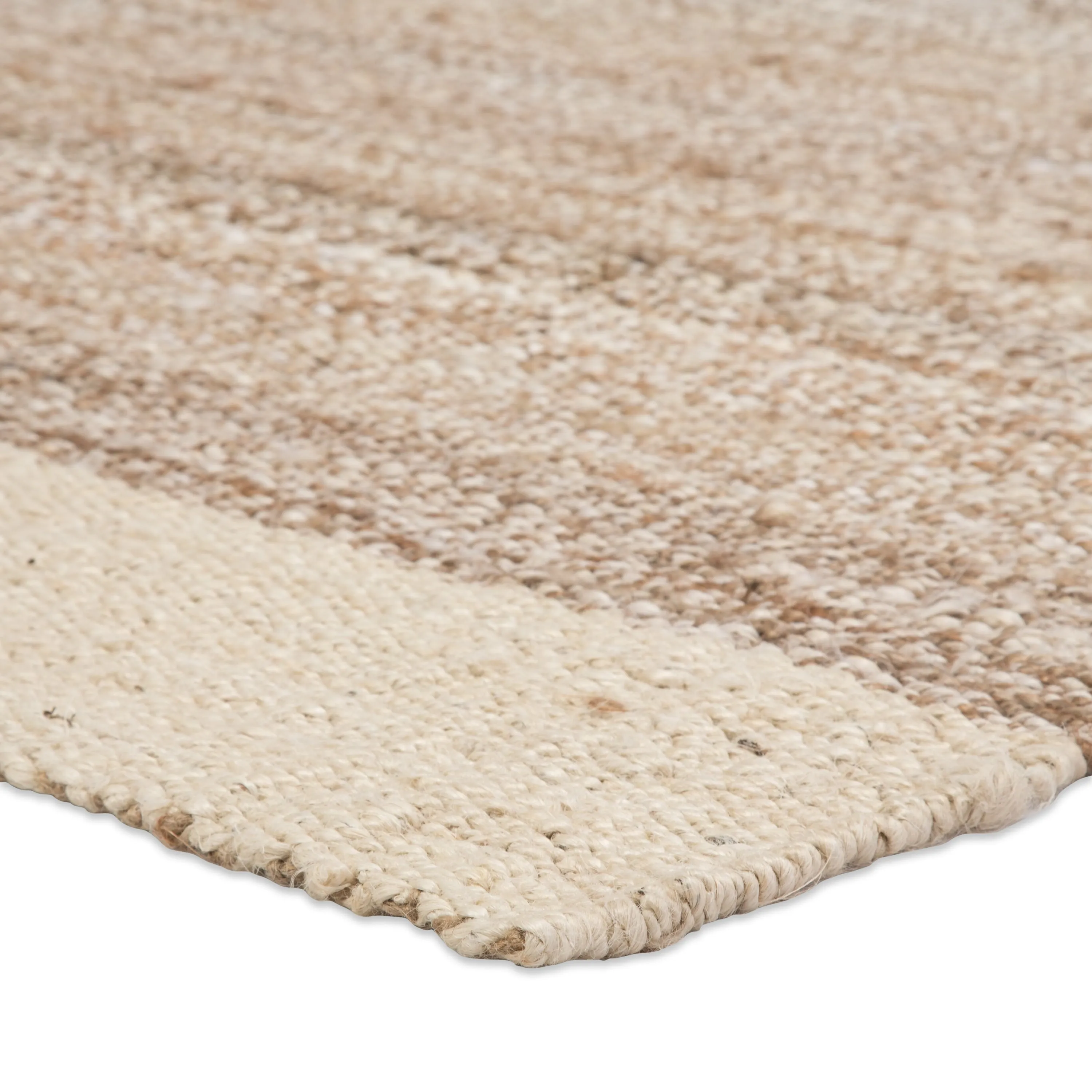 Delphin Natural Bordered Area Rug