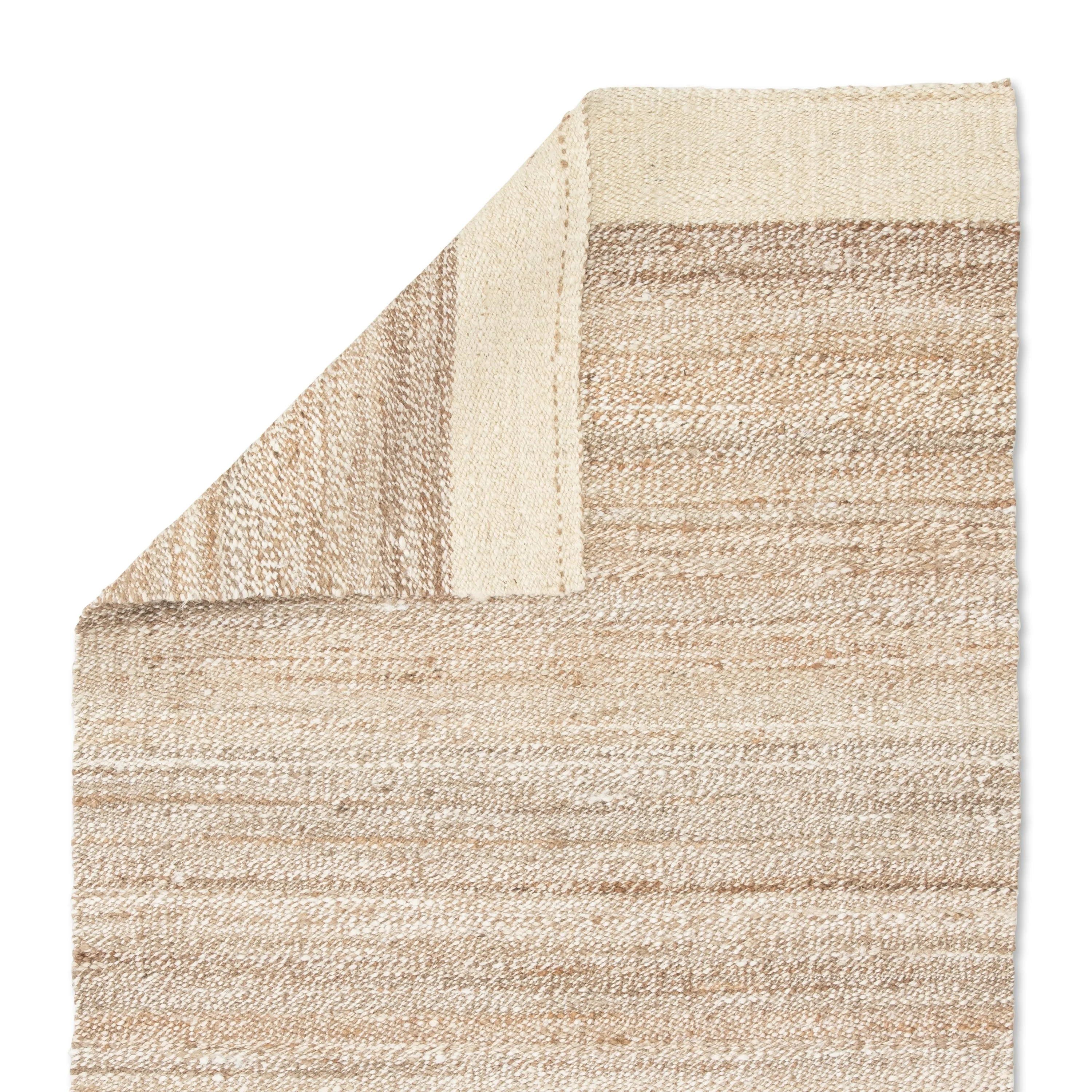 Delphin Natural Bordered Area Rug