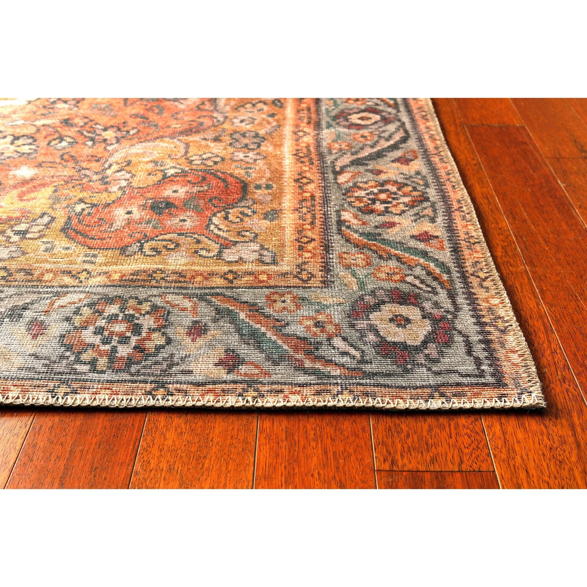Domani Grove Machine Washable Rustic Boho Dreams Area Rug