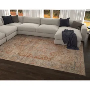 Domani Grove Machine Washable Rustic Persian Area Rug