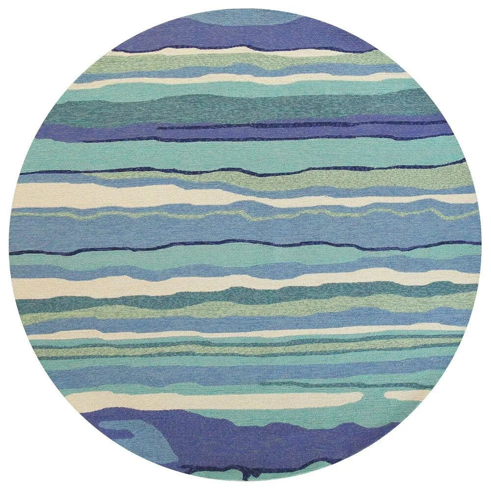 Domani Trails Nautical Stripes Indoor/Outdoor Area Rug
