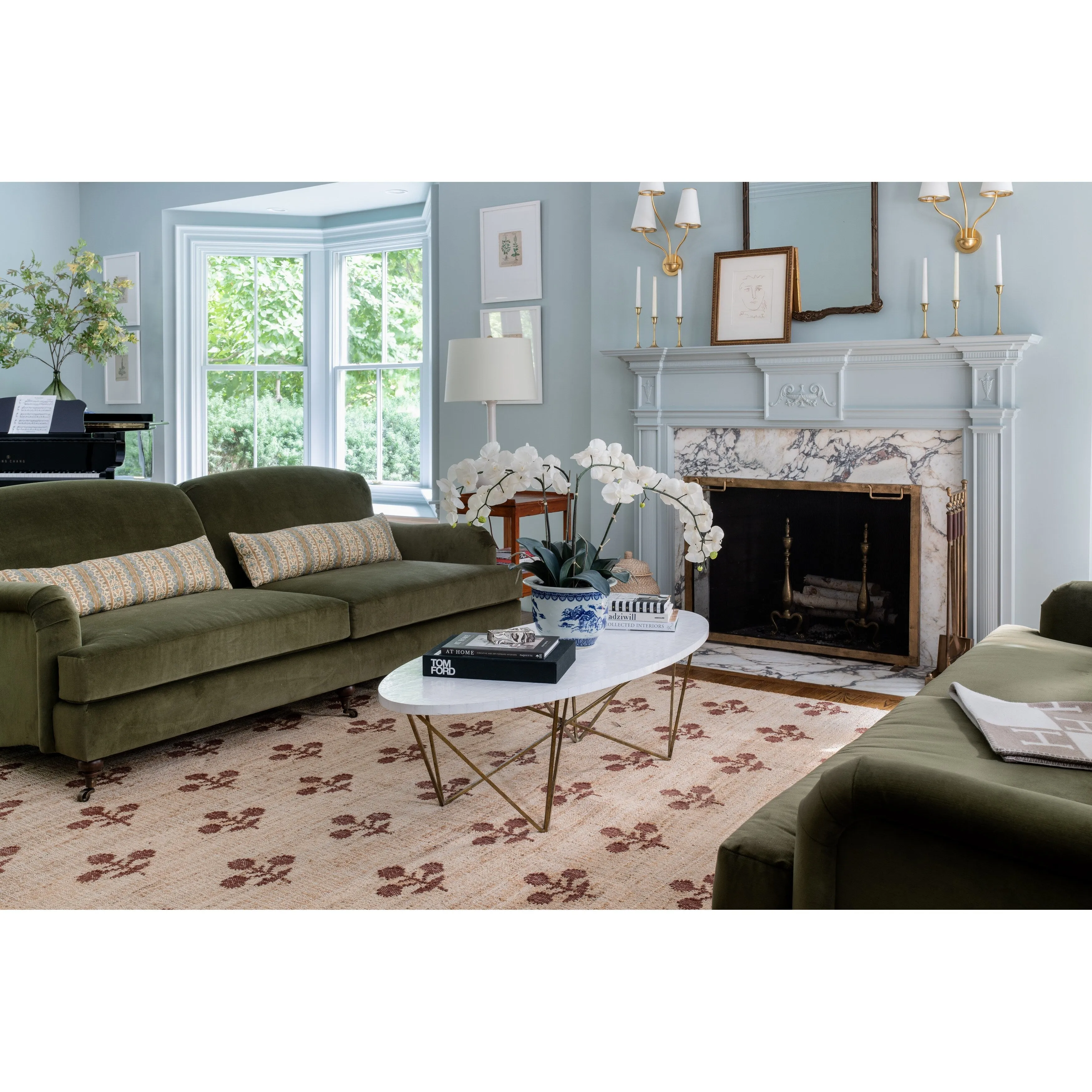 Erin Gates by Momeni Orchard Bloom Hand Woven Wool and Jute Rug