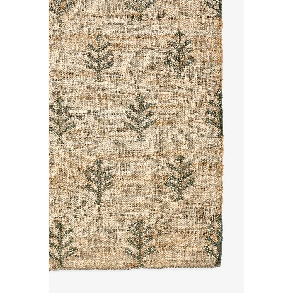 Erin Gates by Momeni Orchard Verdure Natural Hand Woven Wool and Jute Area Rug