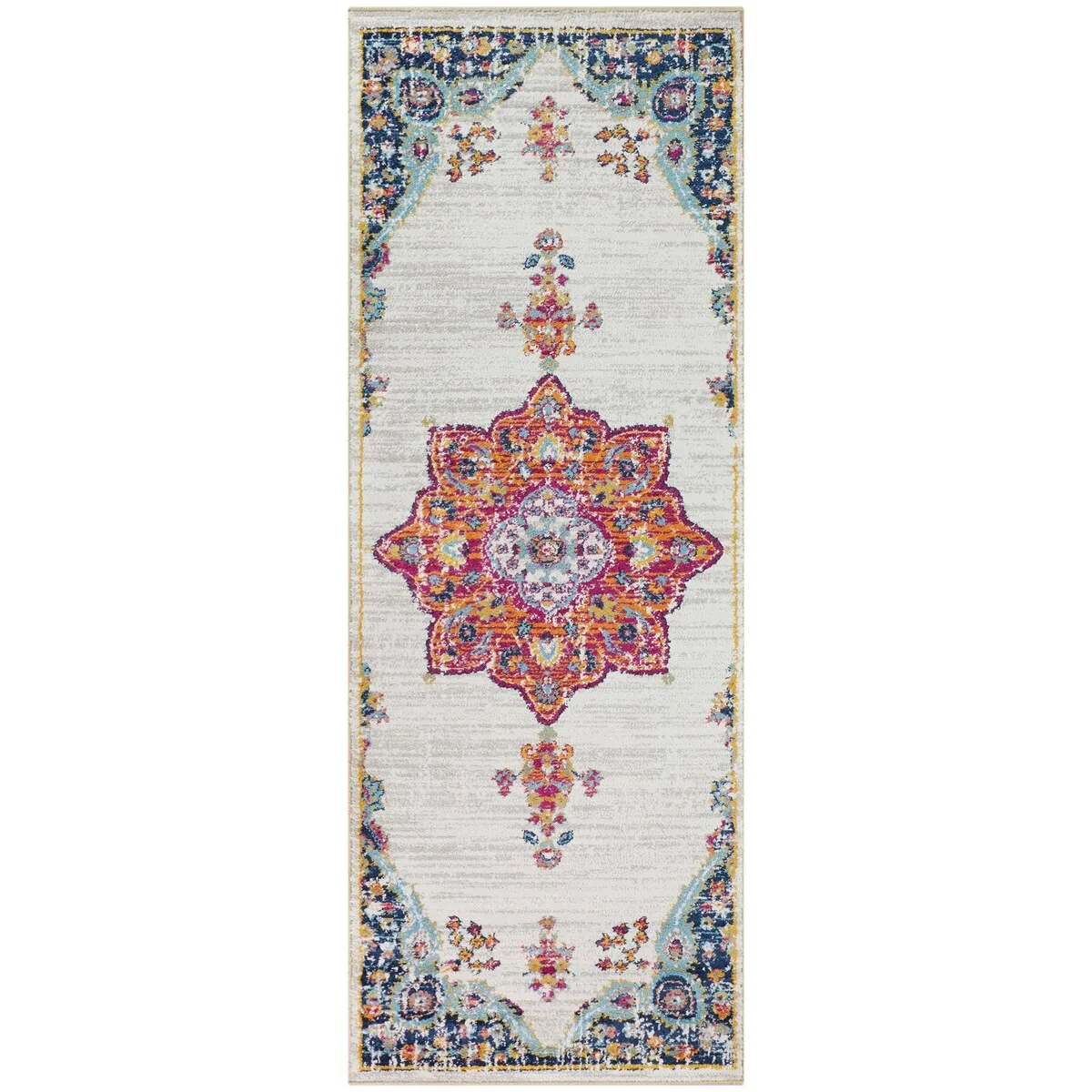 Everhart Vintage Floral Medallion Area Rug