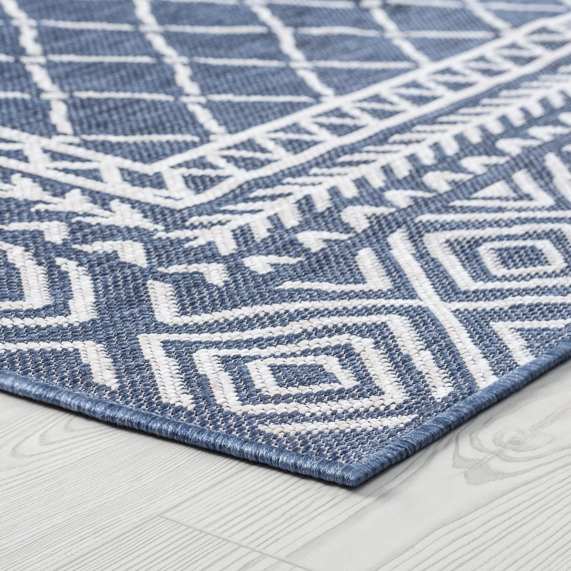 Exo Coastal Diamond Indoor/Outdoor Area Rug