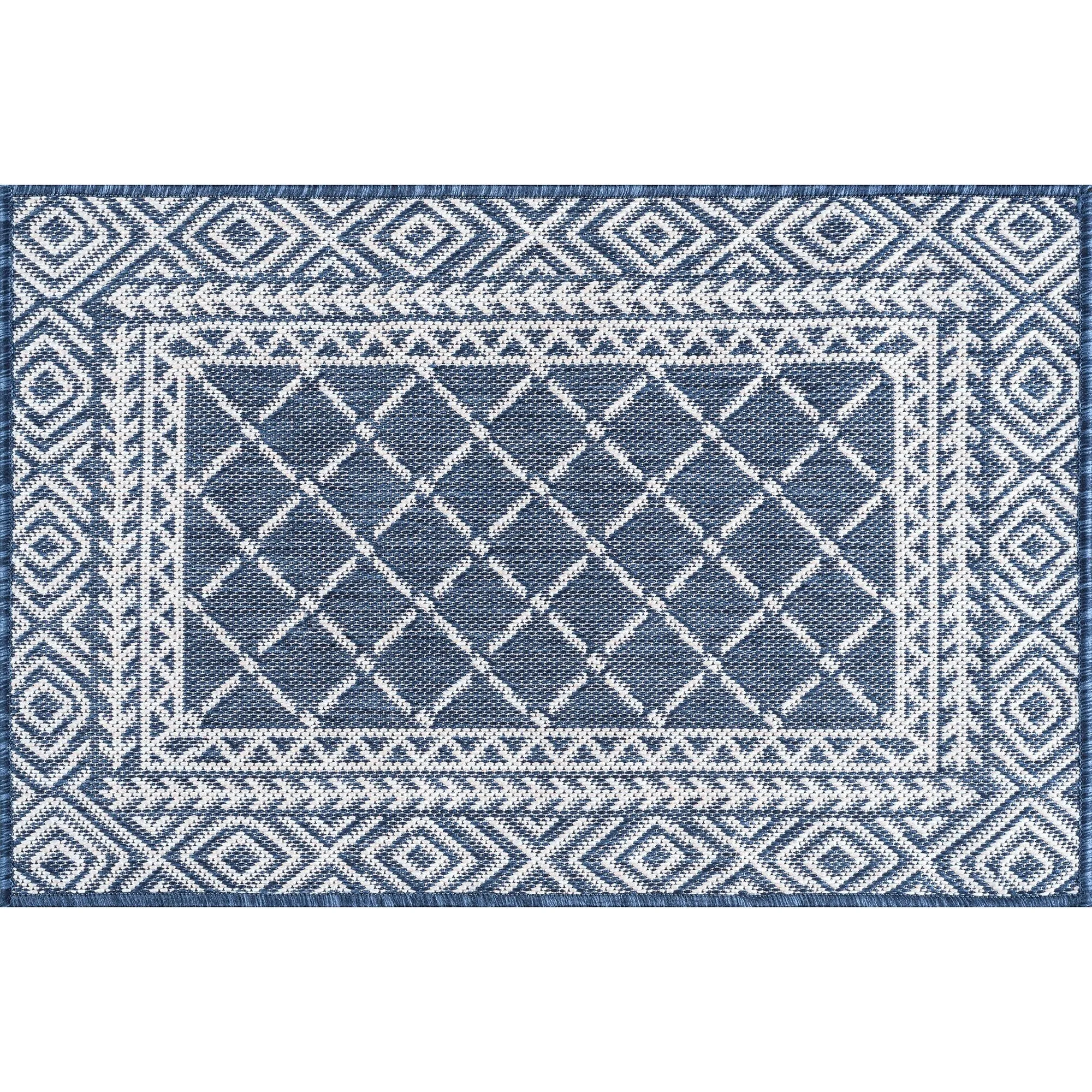 Exo Coastal Diamond Indoor/Outdoor Area Rug