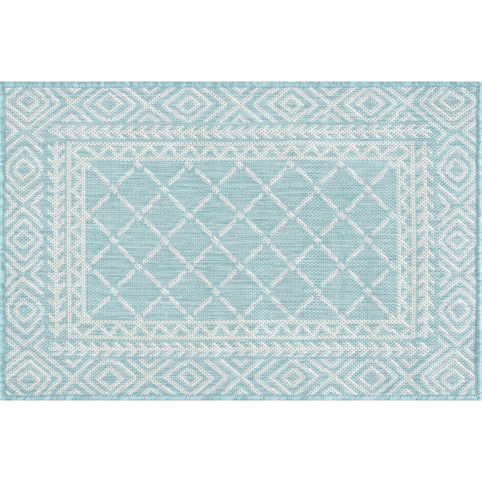 Exo Coastal Diamond Indoor/Outdoor Area Rug