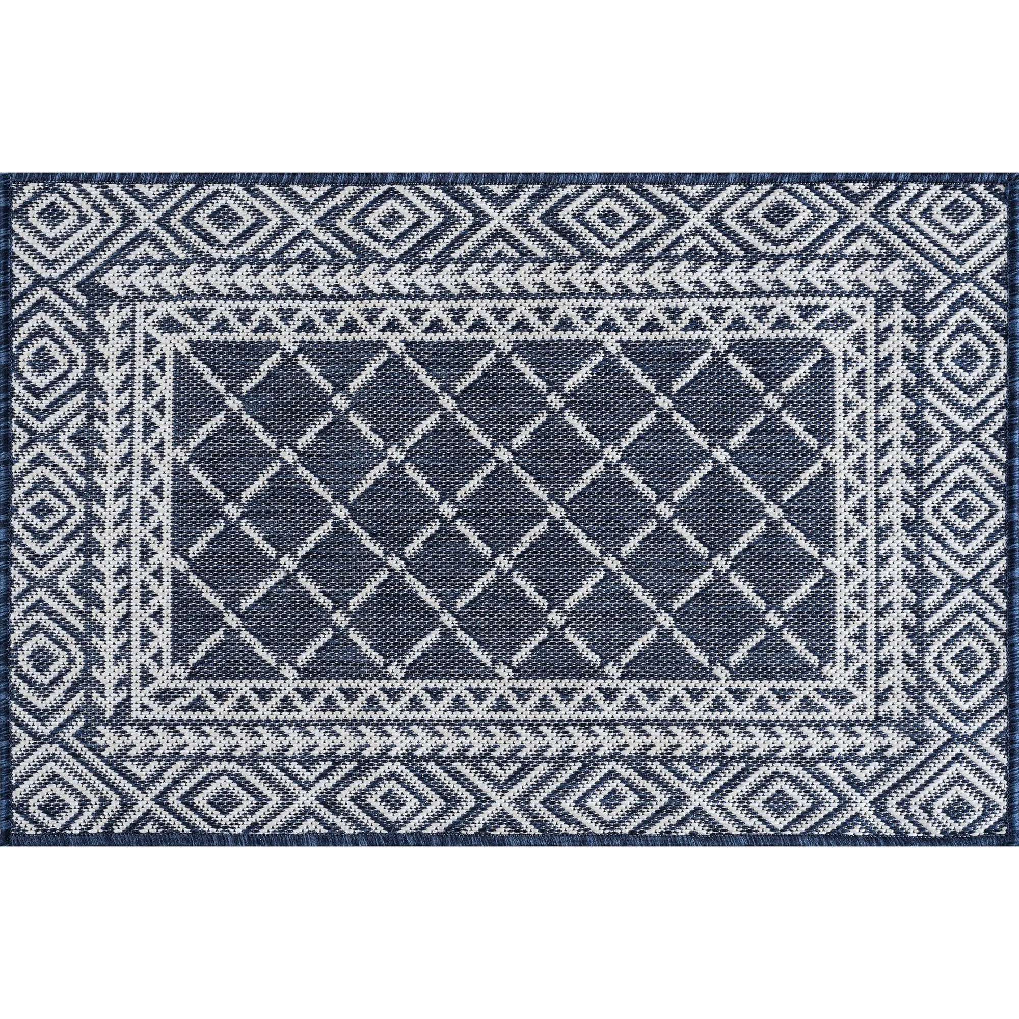 Exo Coastal Diamond Indoor/Outdoor Area Rug