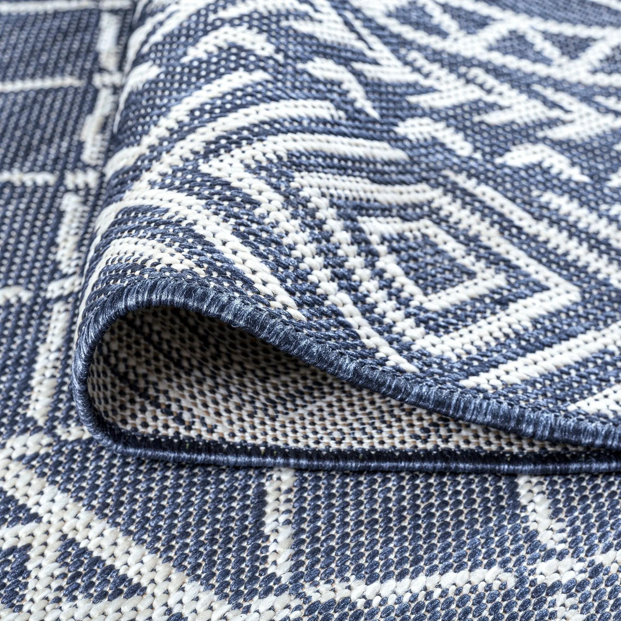 Exo Coastal Diamond Indoor/Outdoor Area Rug
