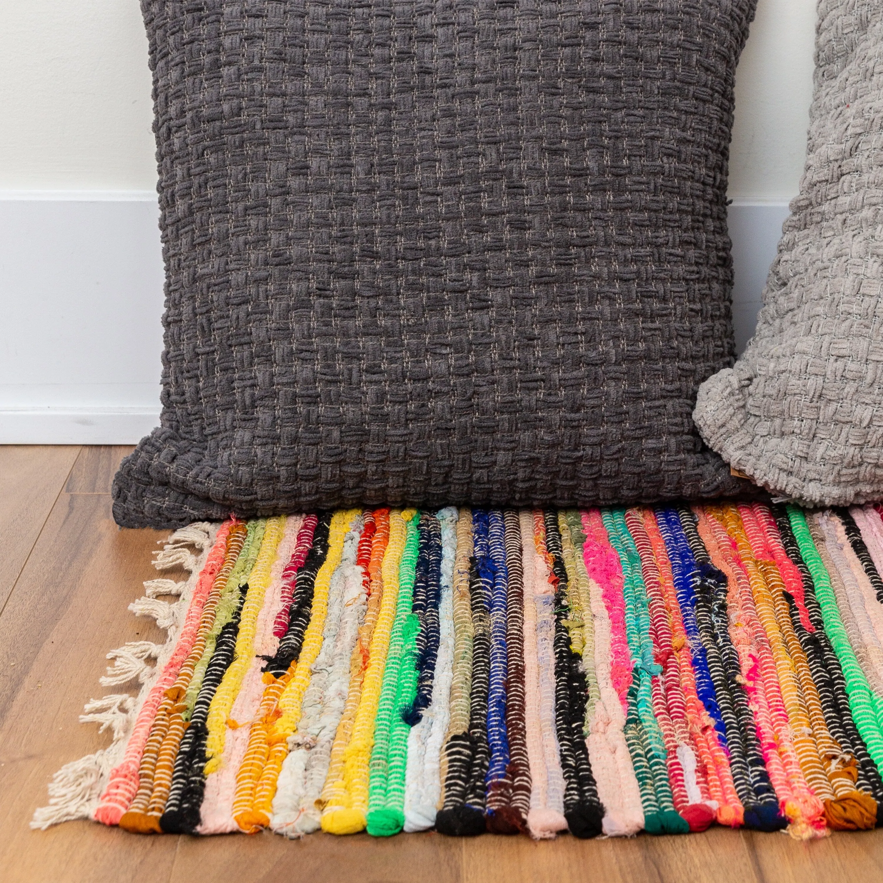 Fabstyles Spectrum Cotton Handmade Area Rag Rug