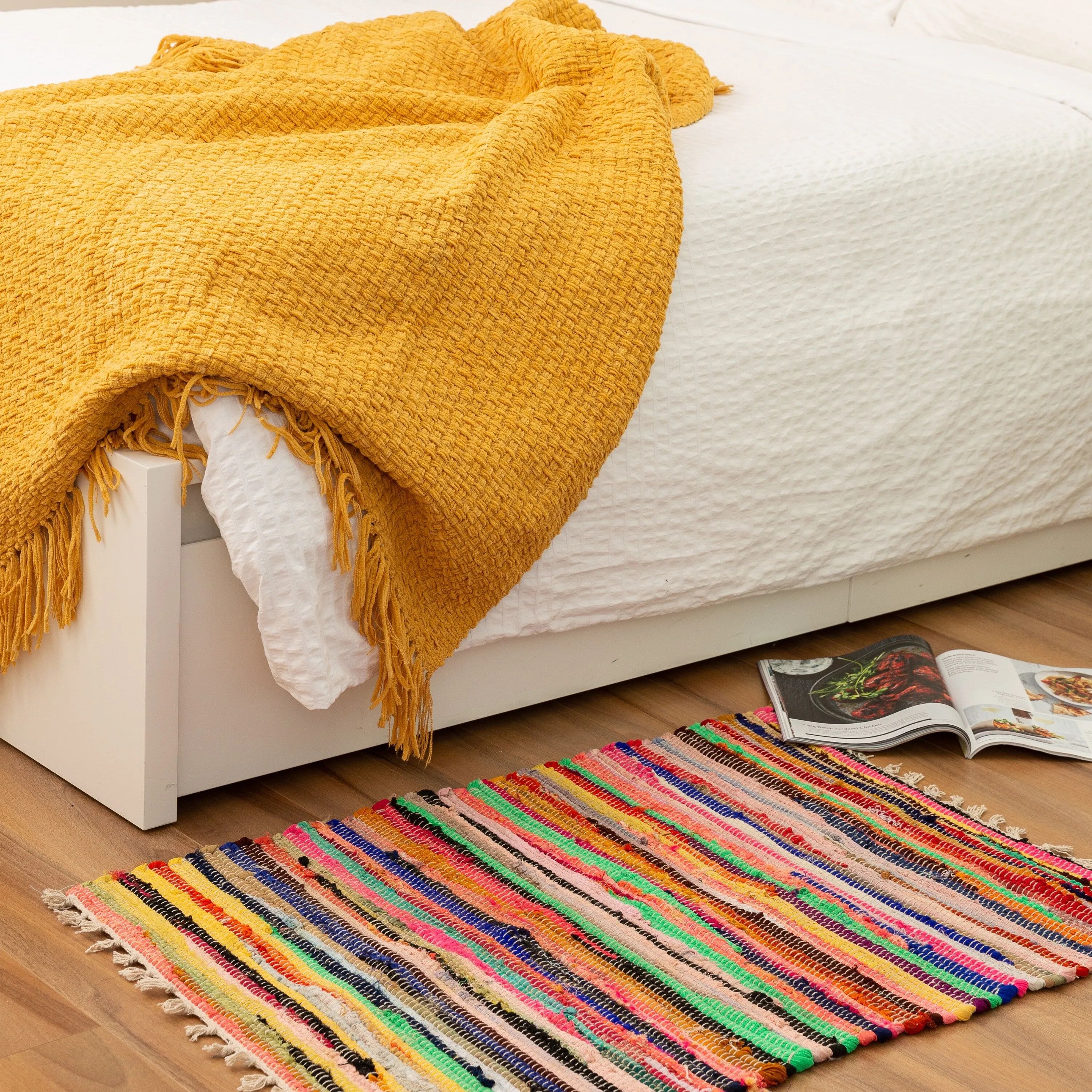Fabstyles Spectrum Cotton Handmade Area Rag Rug
