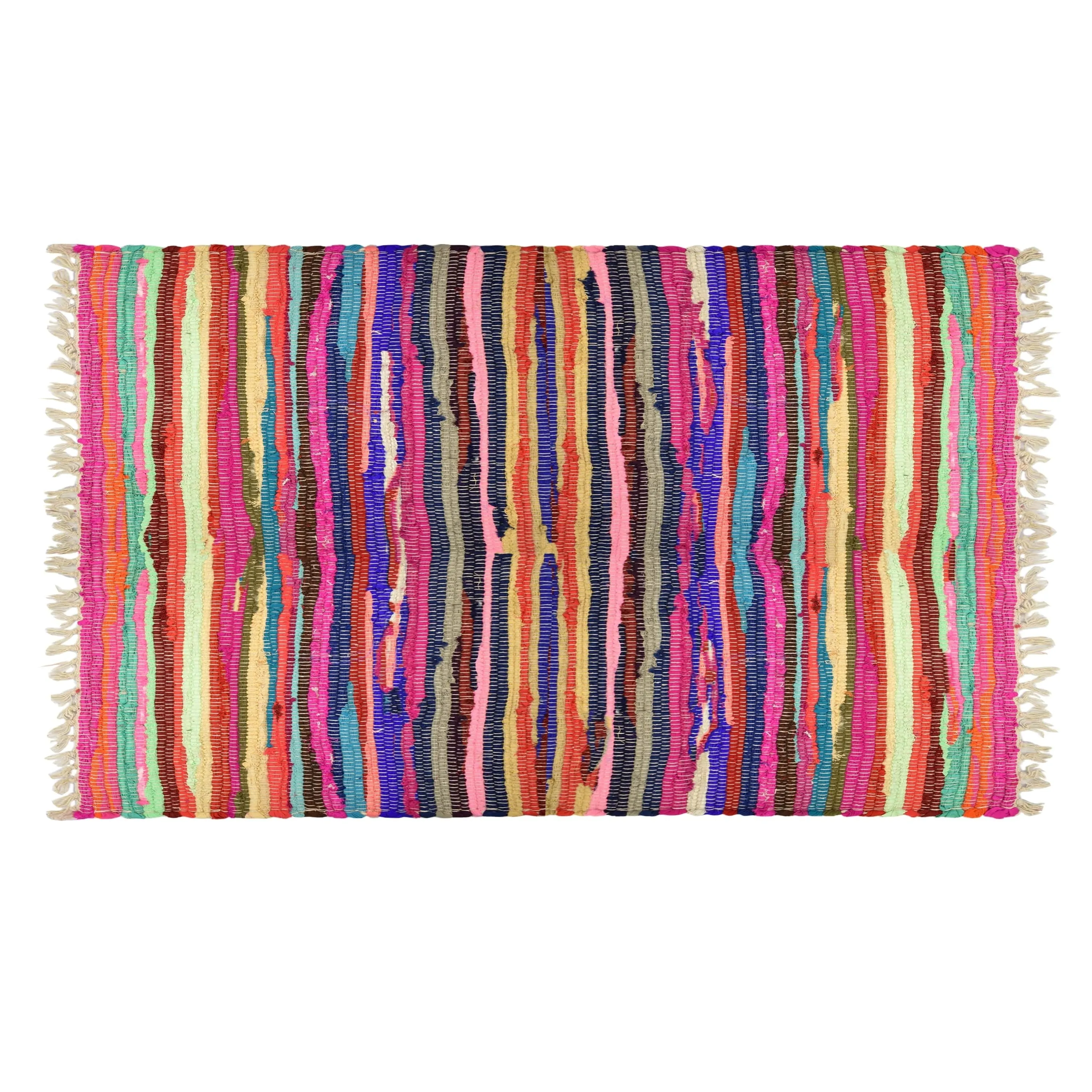 Fabstyles Spectrum Cotton Handmade Area Rag Rug
