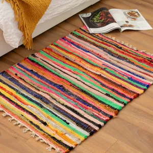Fabstyles Spectrum Cotton Handmade Area Rag Rug