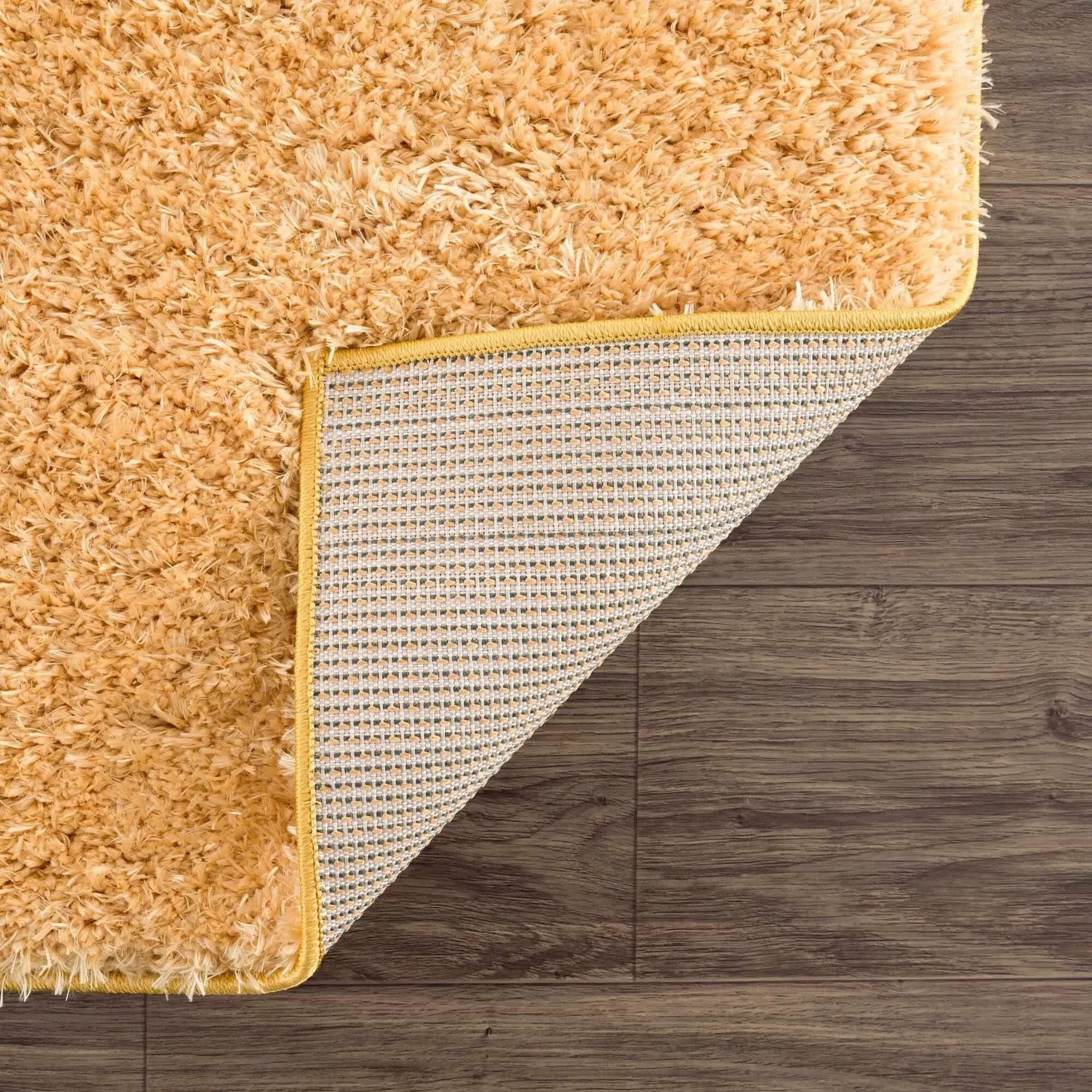 Faina Machine Washable Fluffy Carpet Solid Shag Plain Area Rug