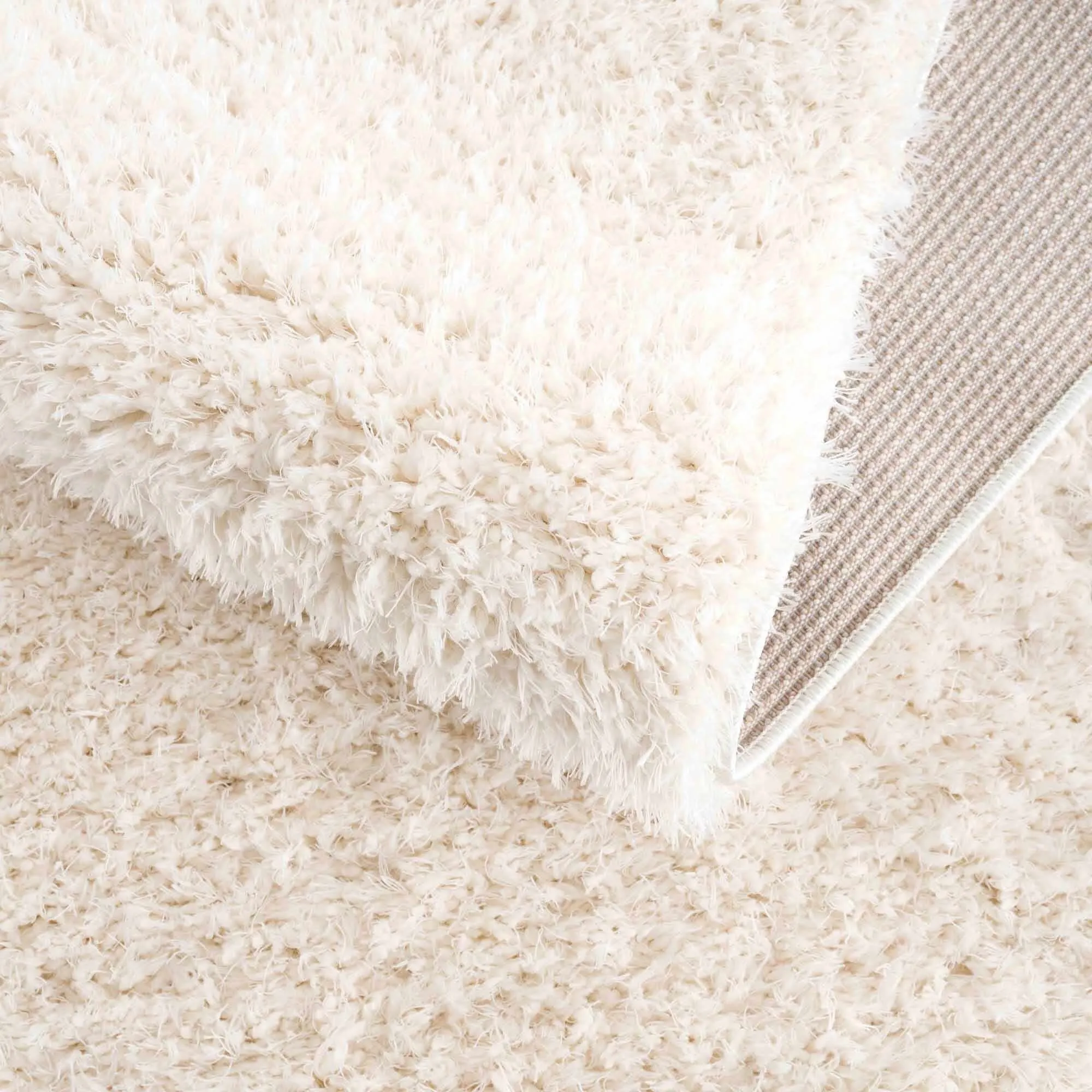Faina Machine Washable Fluffy Carpet Solid Shag Plain Area Rug