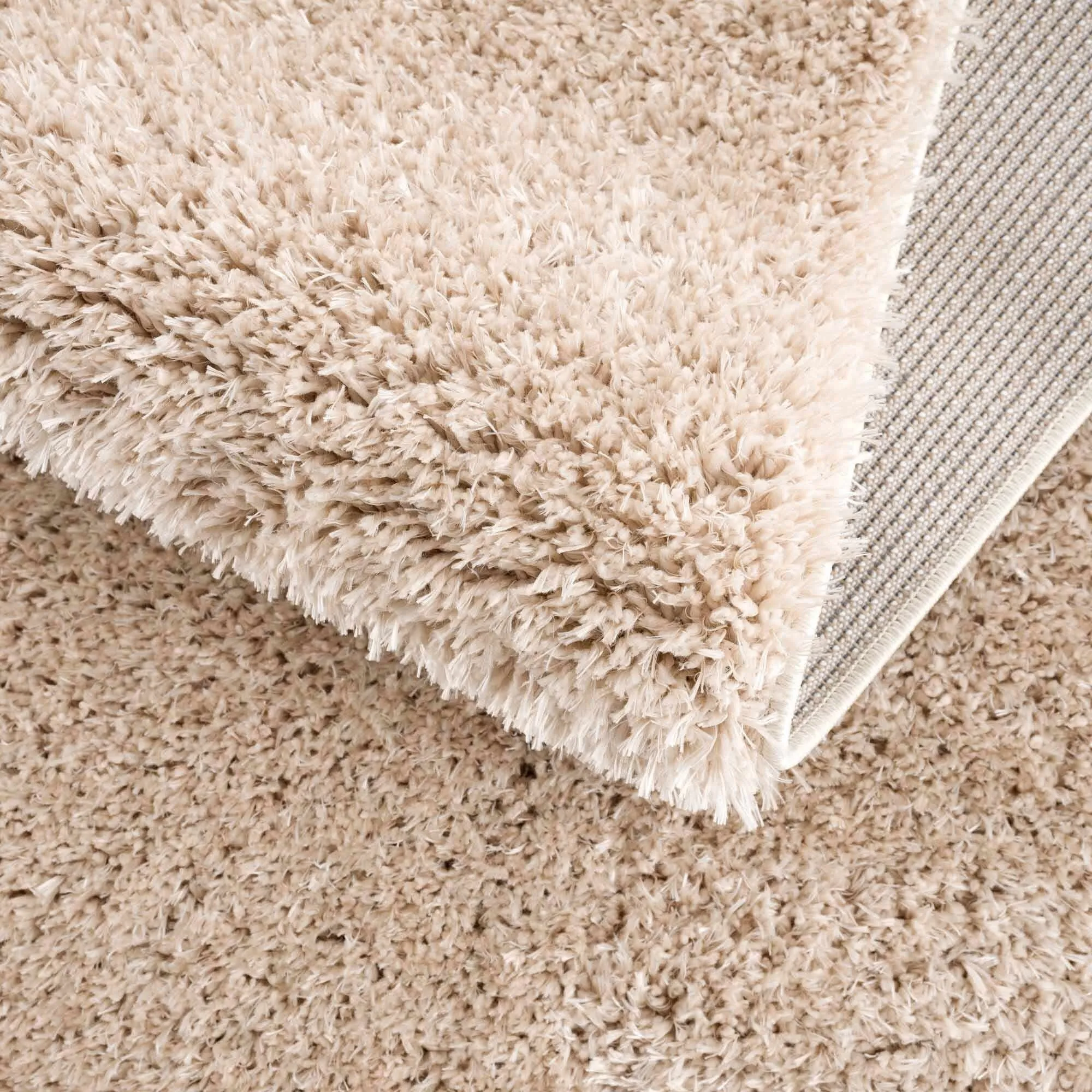Faina Machine Washable Fluffy Carpet Solid Shag Plain Area Rug