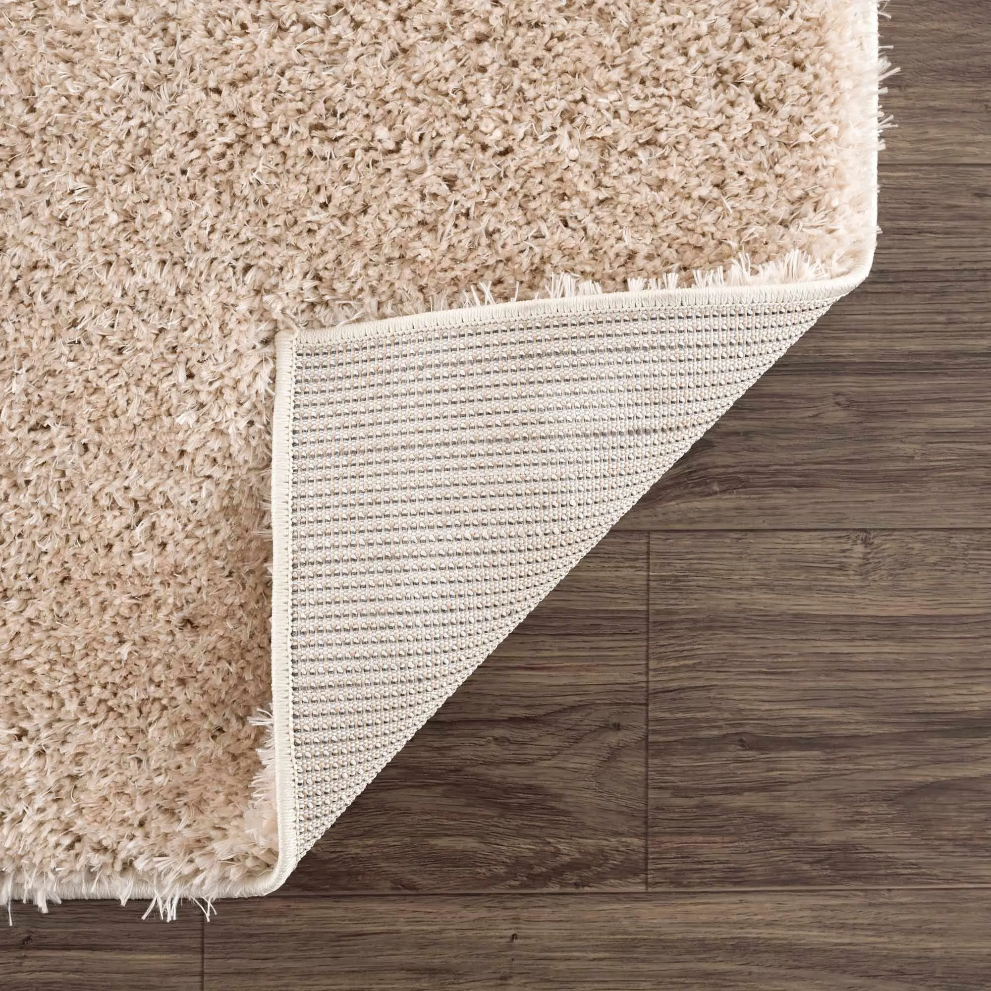Faina Machine Washable Fluffy Carpet Solid Shag Plain Area Rug