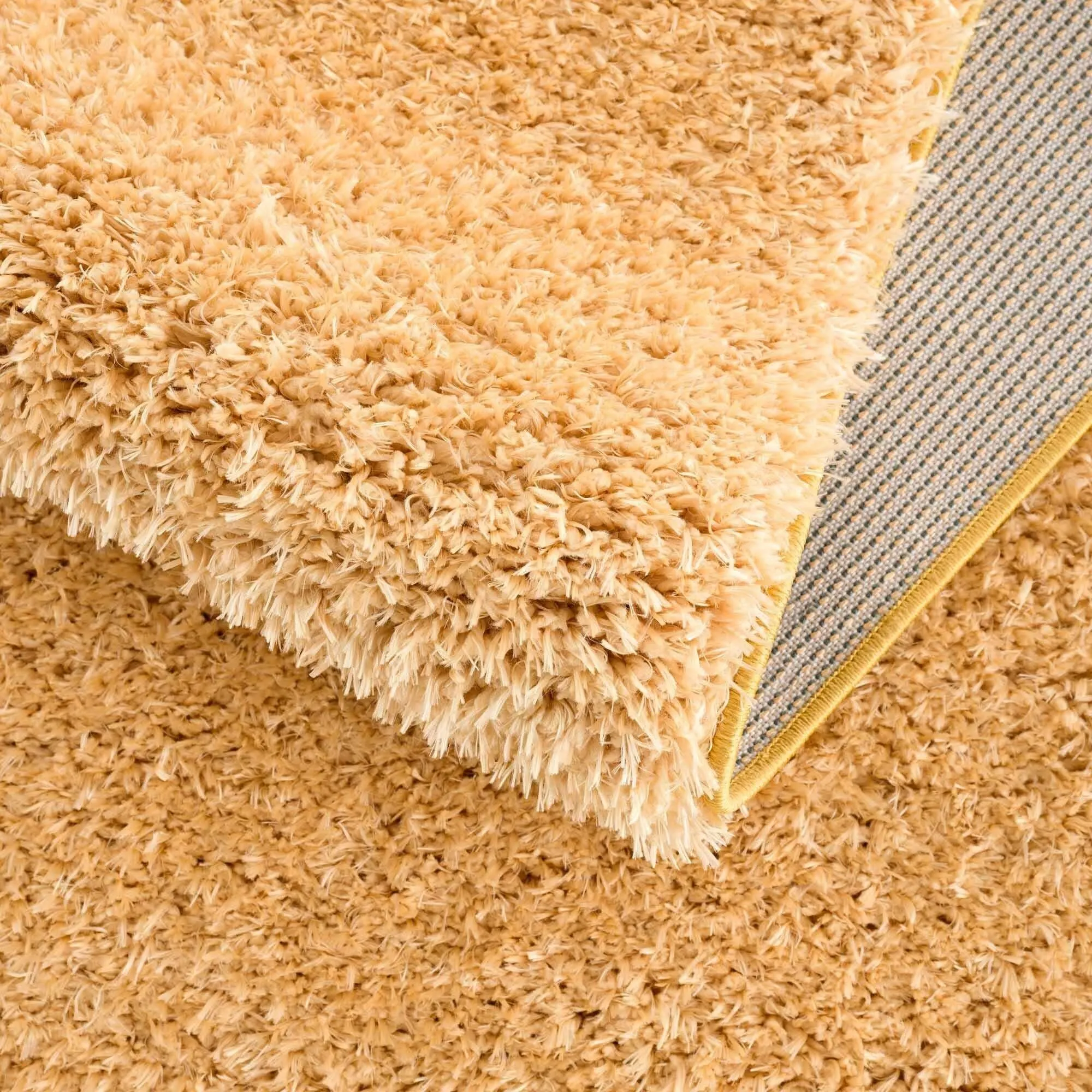 Faina Machine Washable Fluffy Carpet Solid Shag Plain Area Rug
