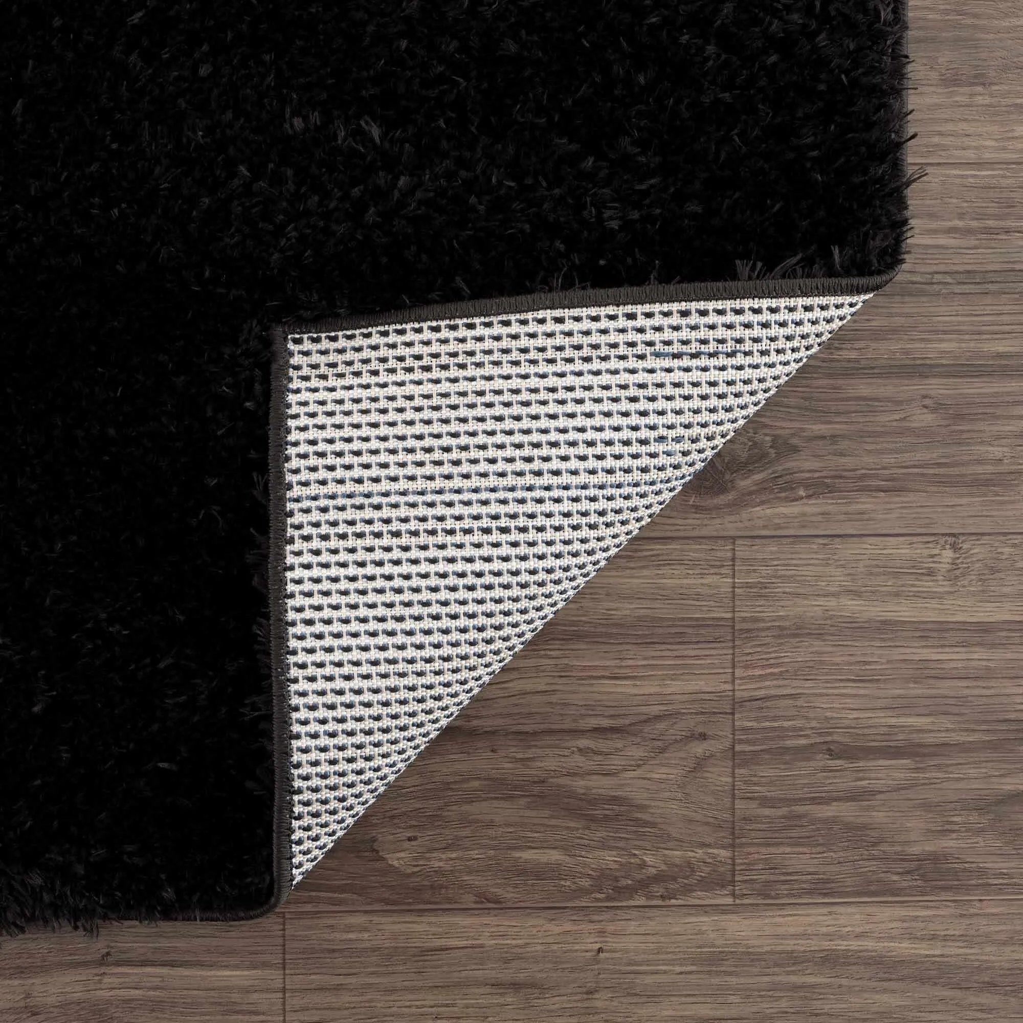Faina Machine Washable Fluffy Carpet Solid Shag Plain Area Rug