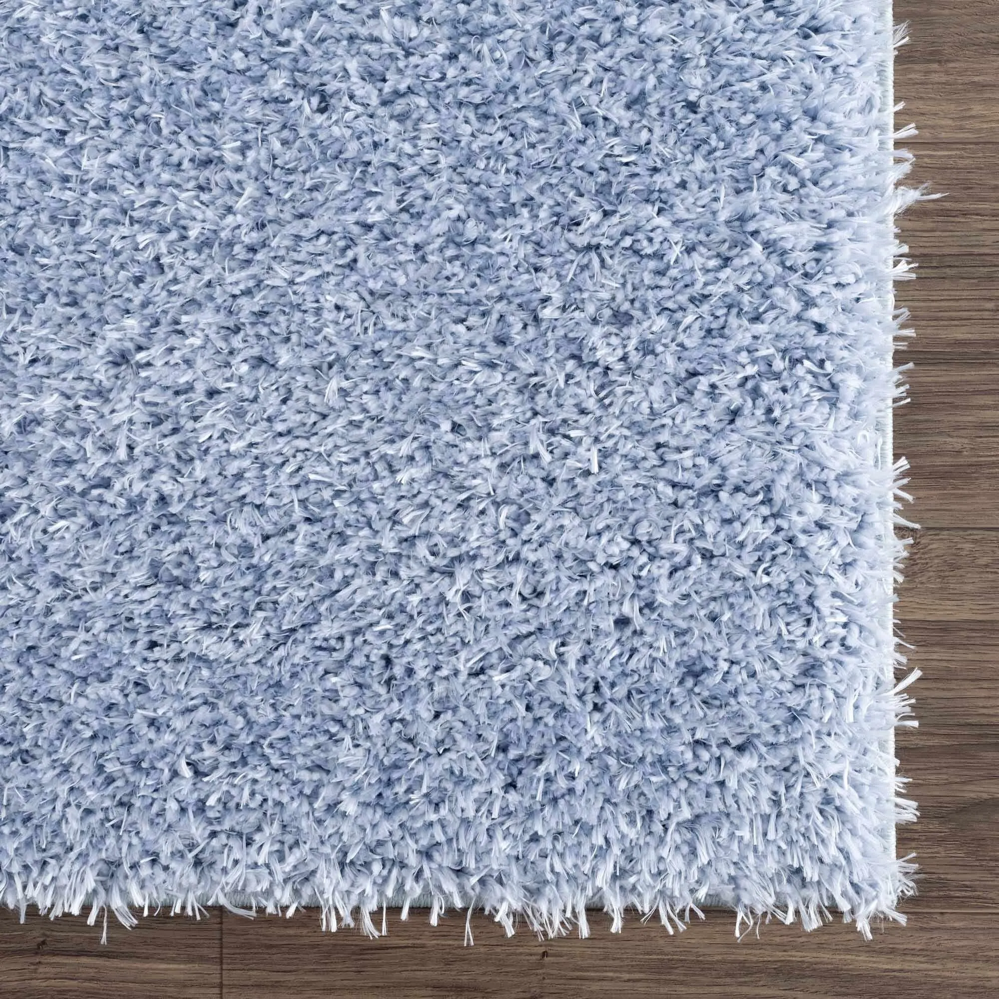 Faina Machine Washable Fluffy Carpet Solid Shag Plain Area Rug
